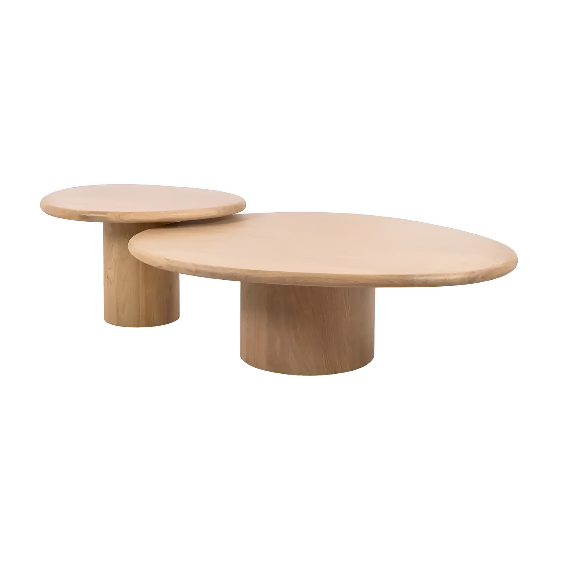 OAKLEY Coffee Table Set Oak Veneer