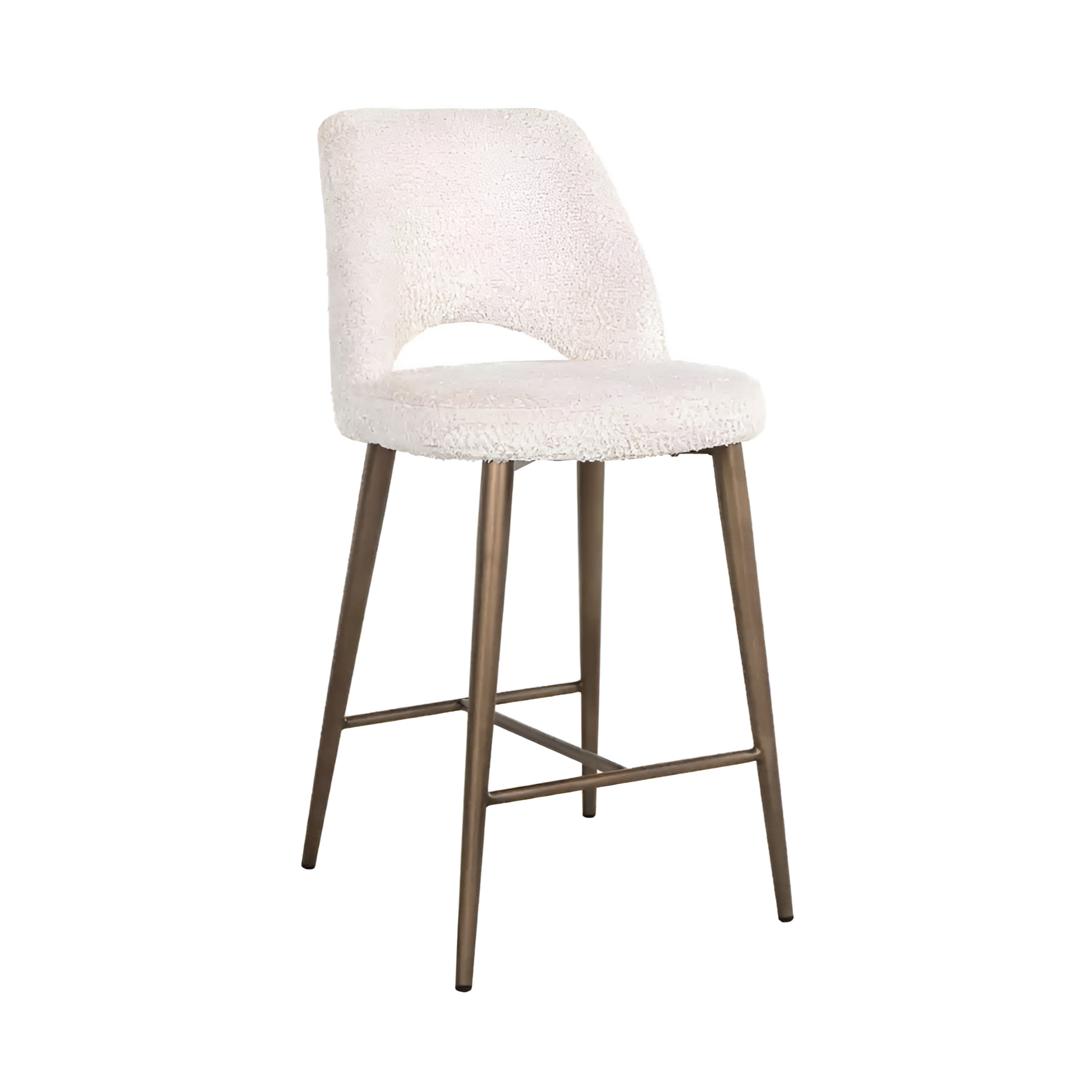 DELPHINE cream bar stool