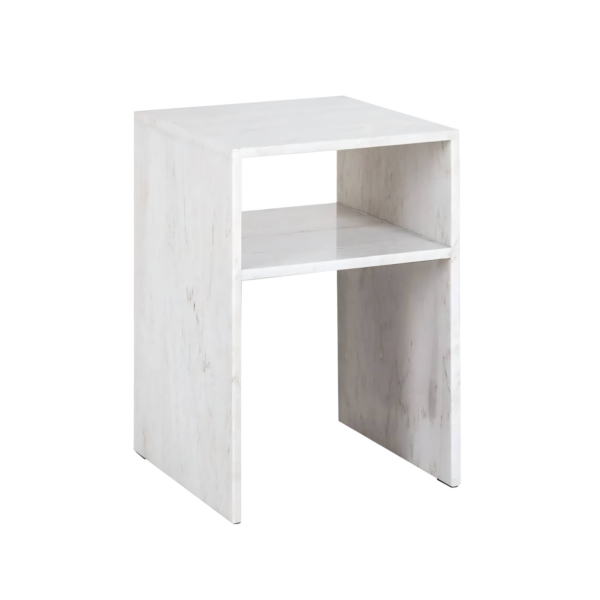 MORAN Side Table White Marble
