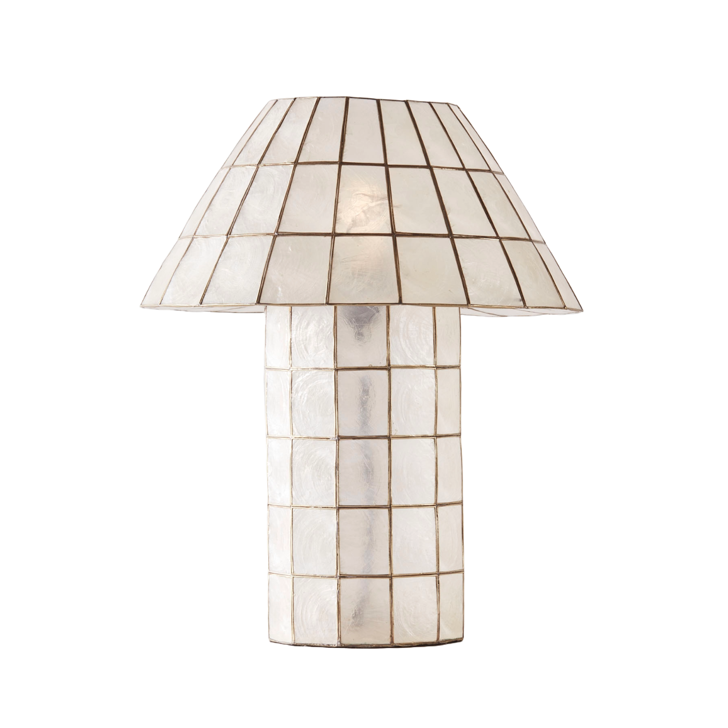 Tischlampe CORNELIA Muscheln Capiz