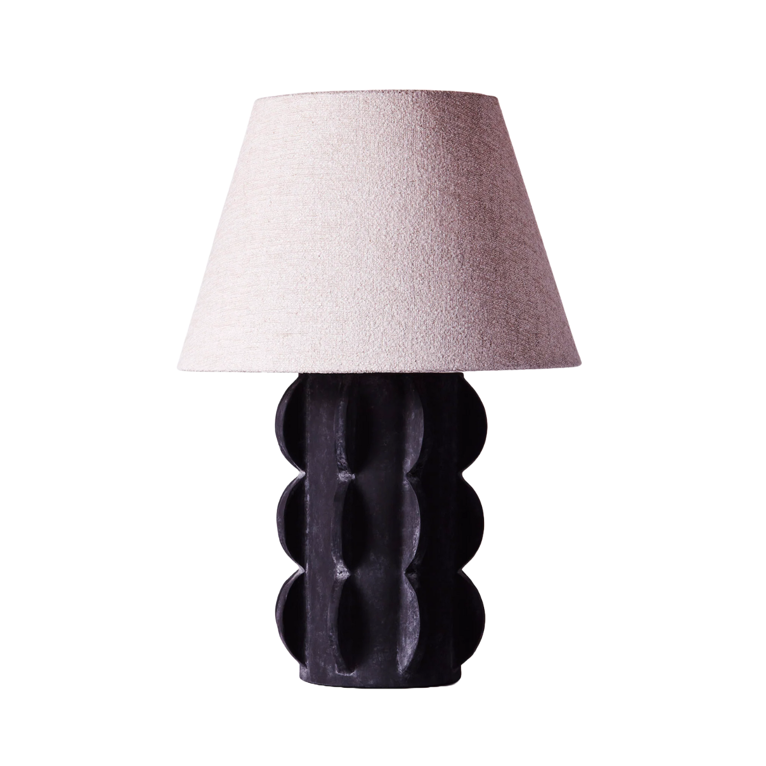 Lampa stołowa ACISSIMO czarna ceramika