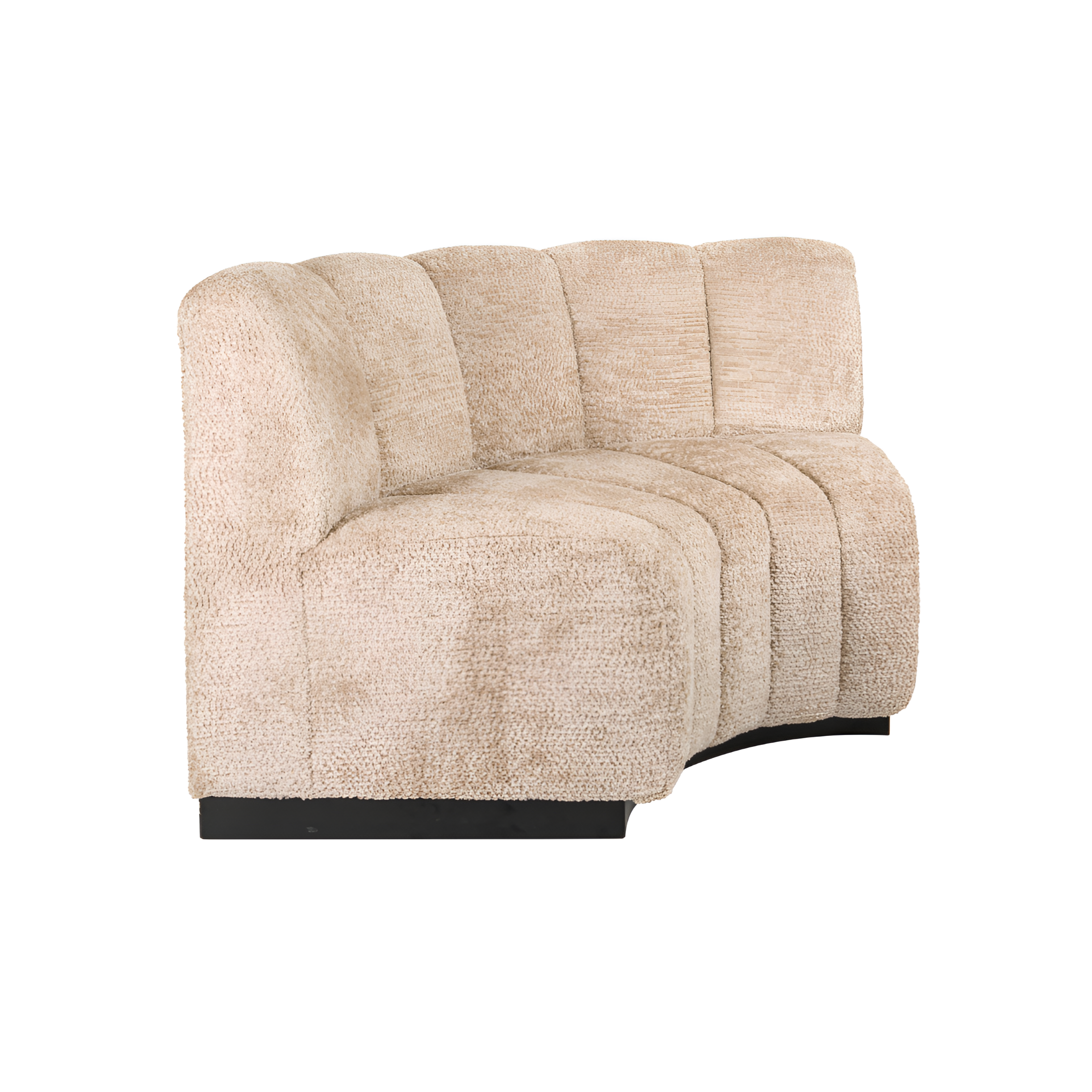 Sofa narożna HILLPARK - element środkowy zaokrąglony beżowy