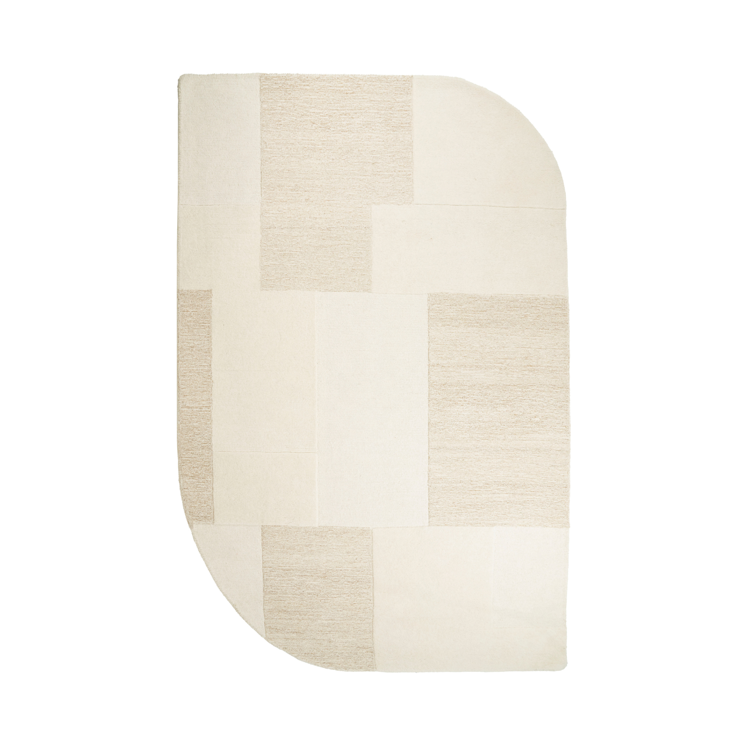 Teppich CONTOUR cremefarben