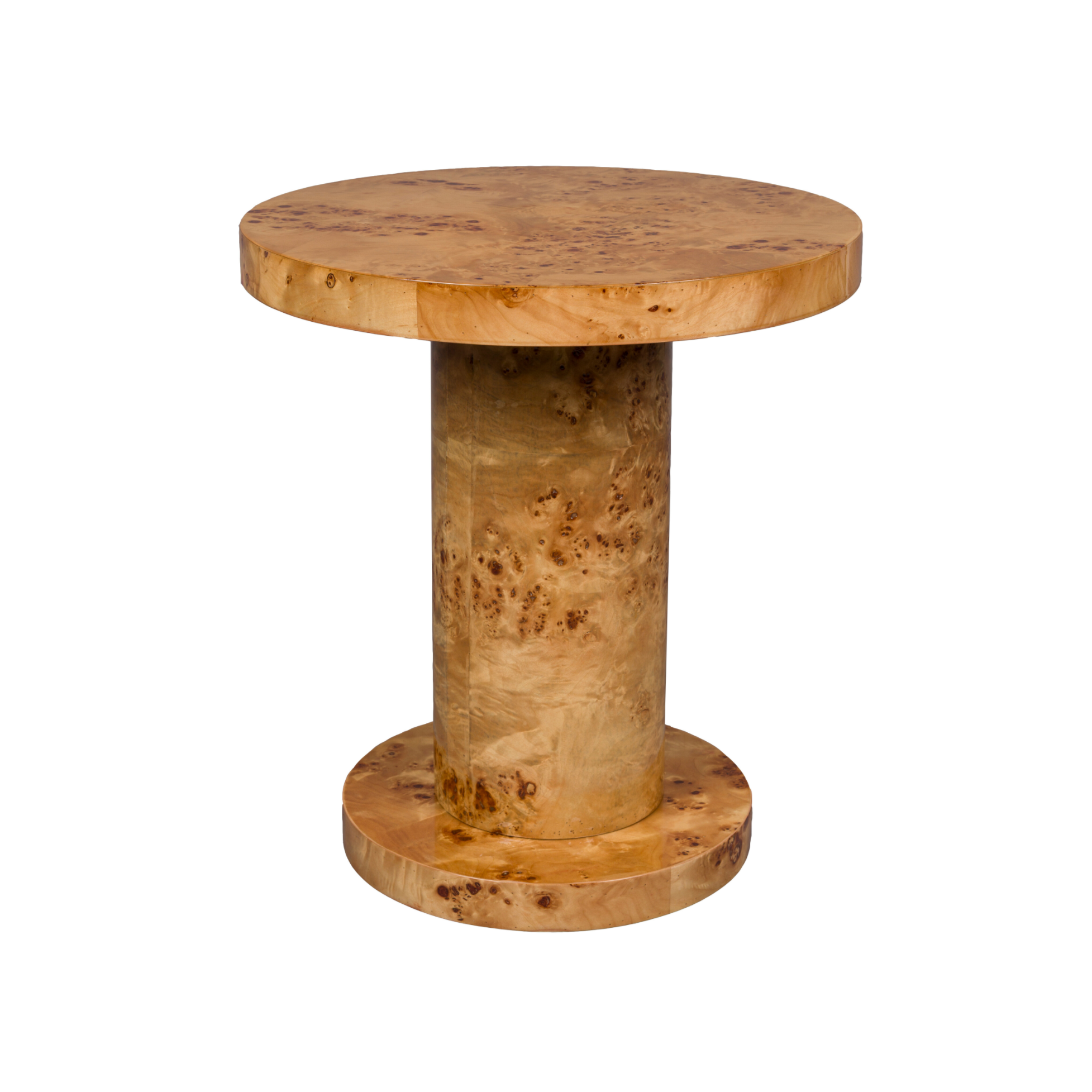 QUINN side table walnut veneer