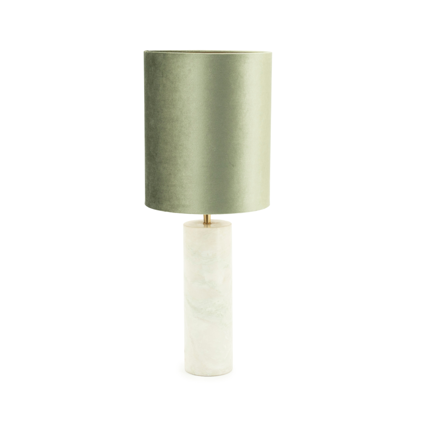 ROSSO green marble table lamp