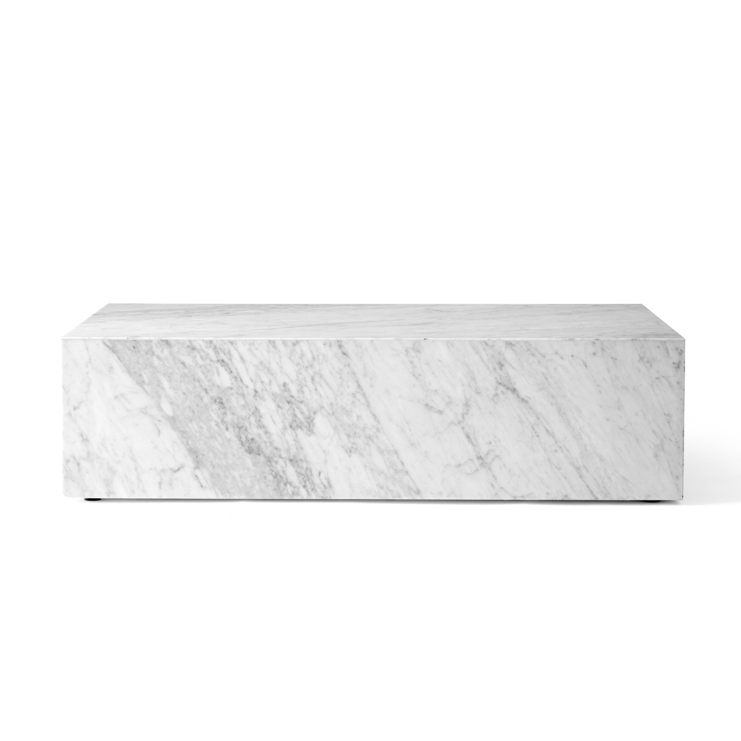 Couchtisch PLINTH weißer Marmor