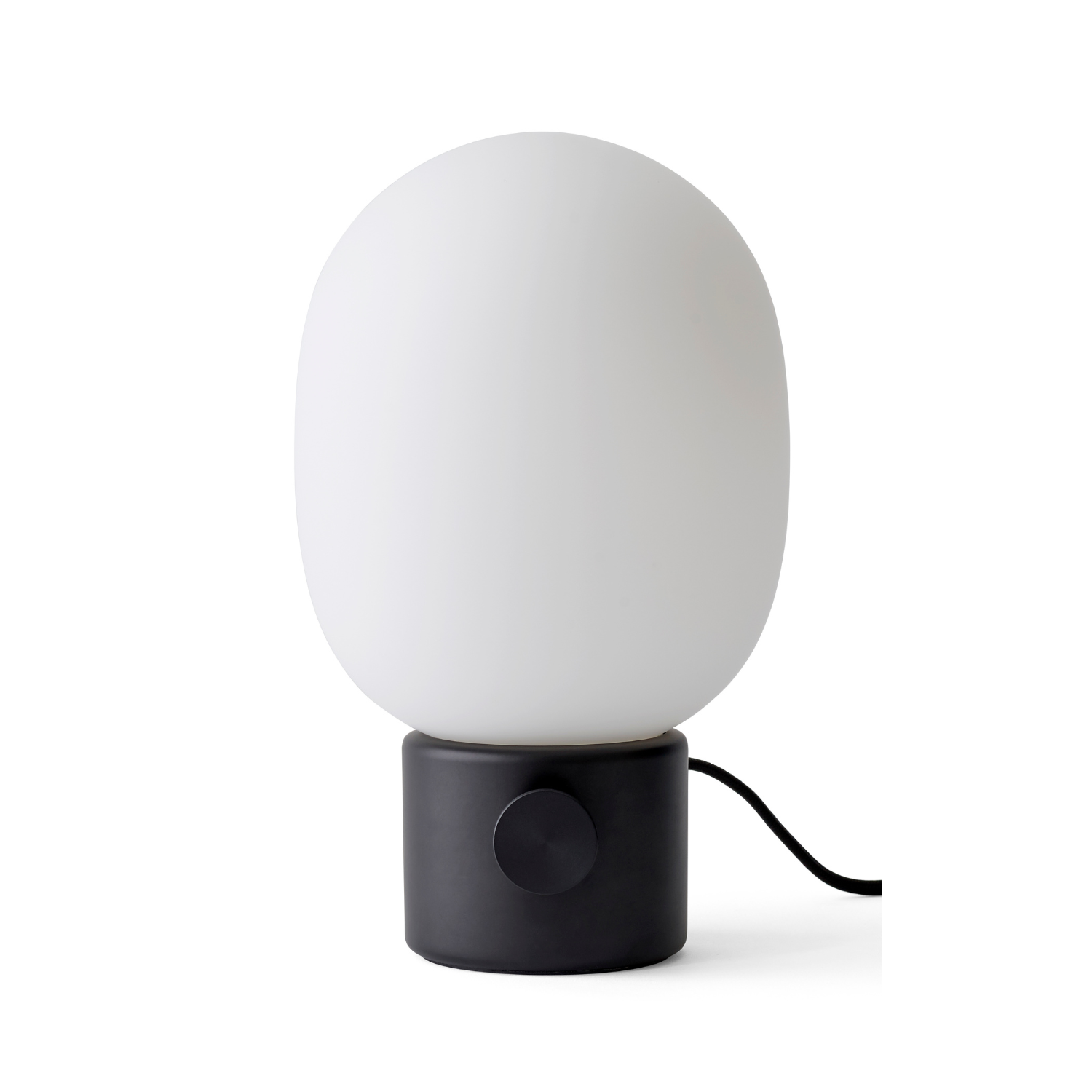 JWDA Table Lamp Blown Glass with Black Base