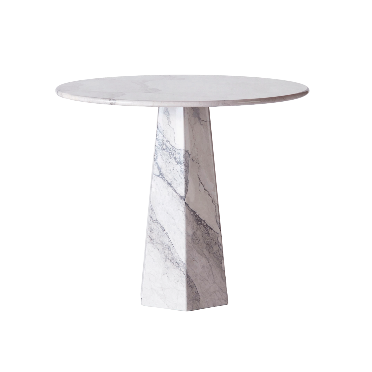 Round Table HEXAGON White Marble