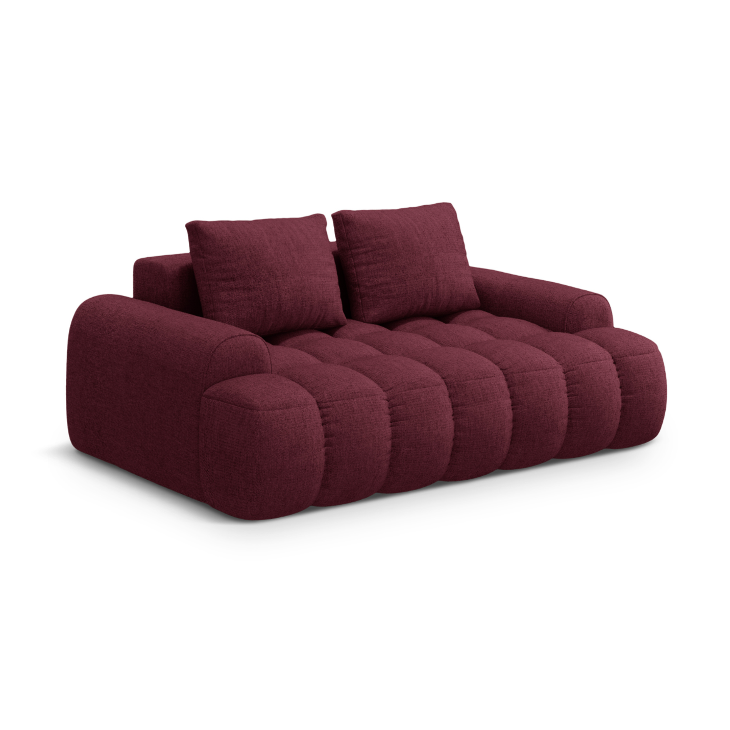 Sofa 2-Sitzer LINZ bordeaux