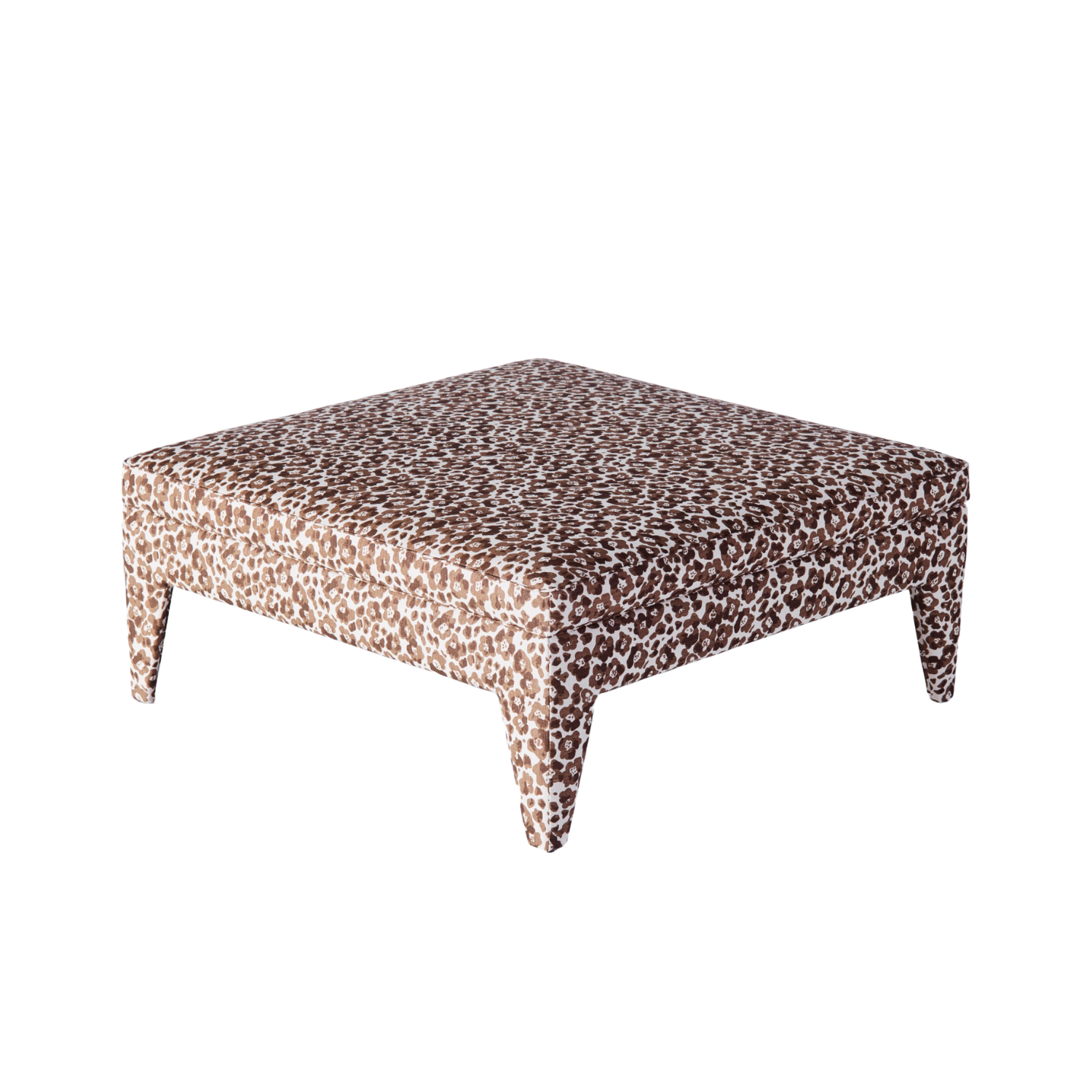 Puf OTTO beige mit Braun