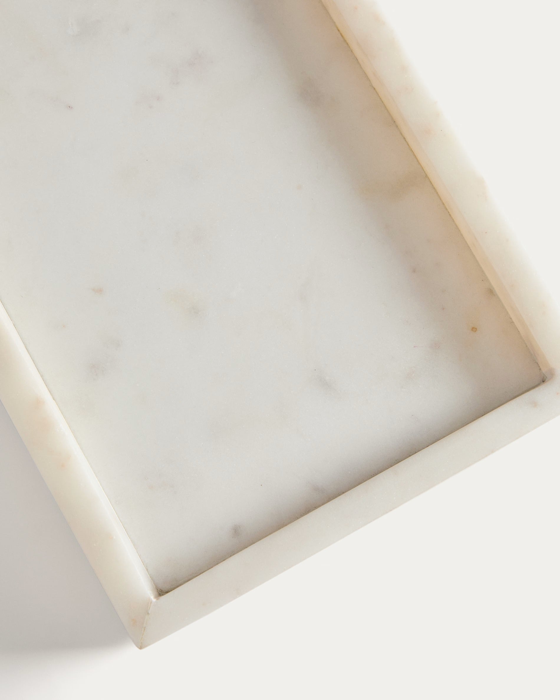 Serela Tray White Marble