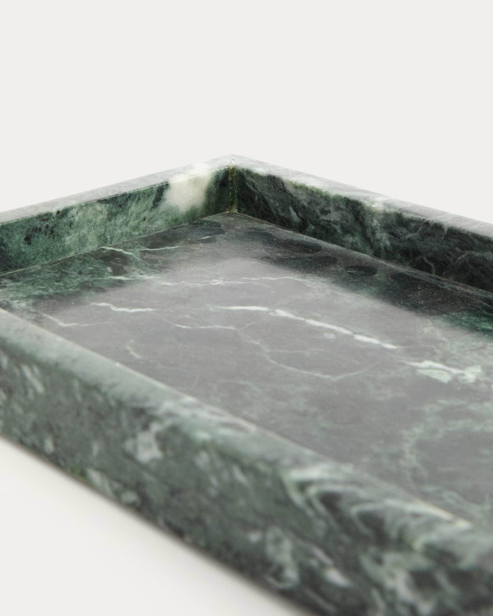 SERELA green marble tray