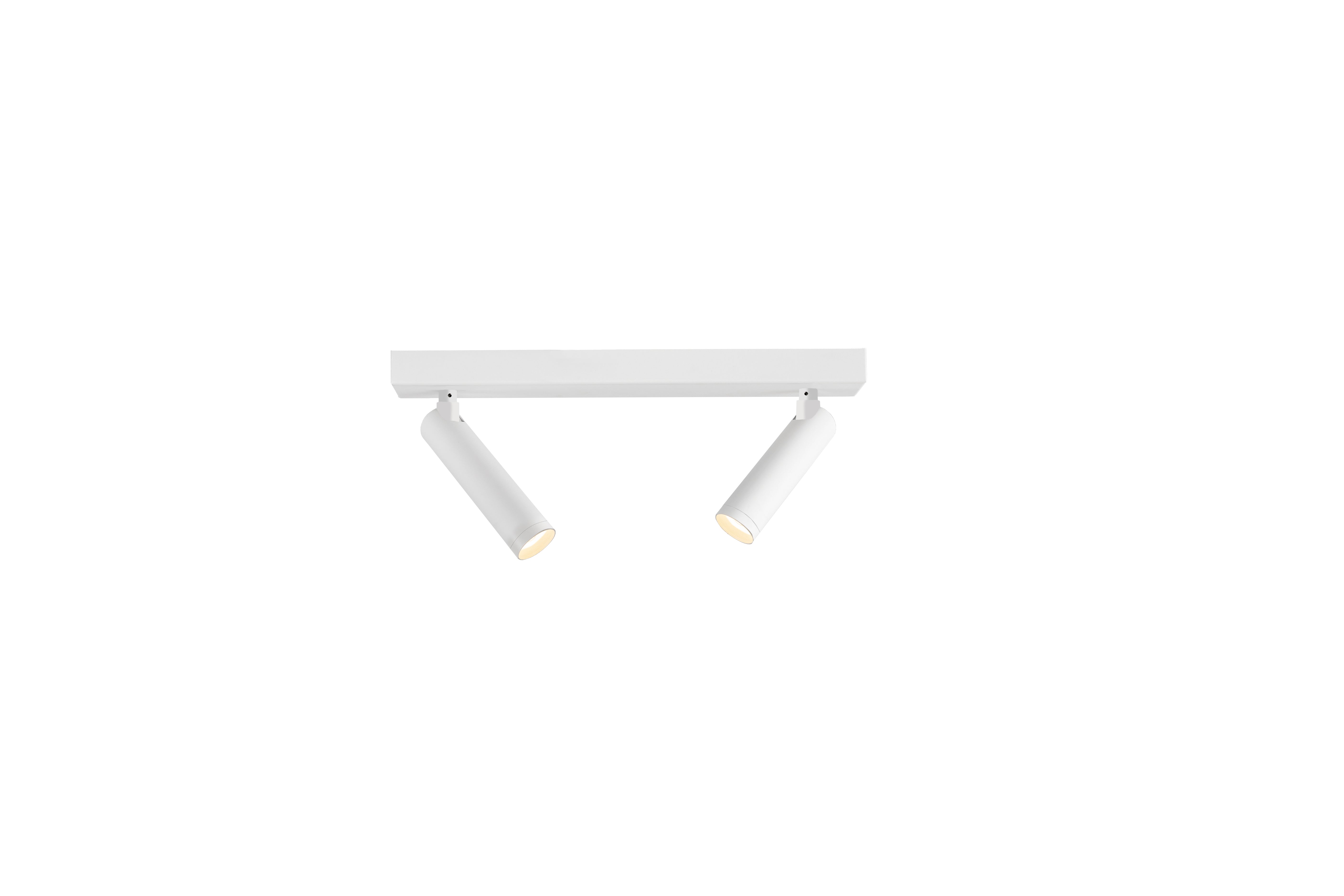 ROLL 2 White Ceiling Lamp