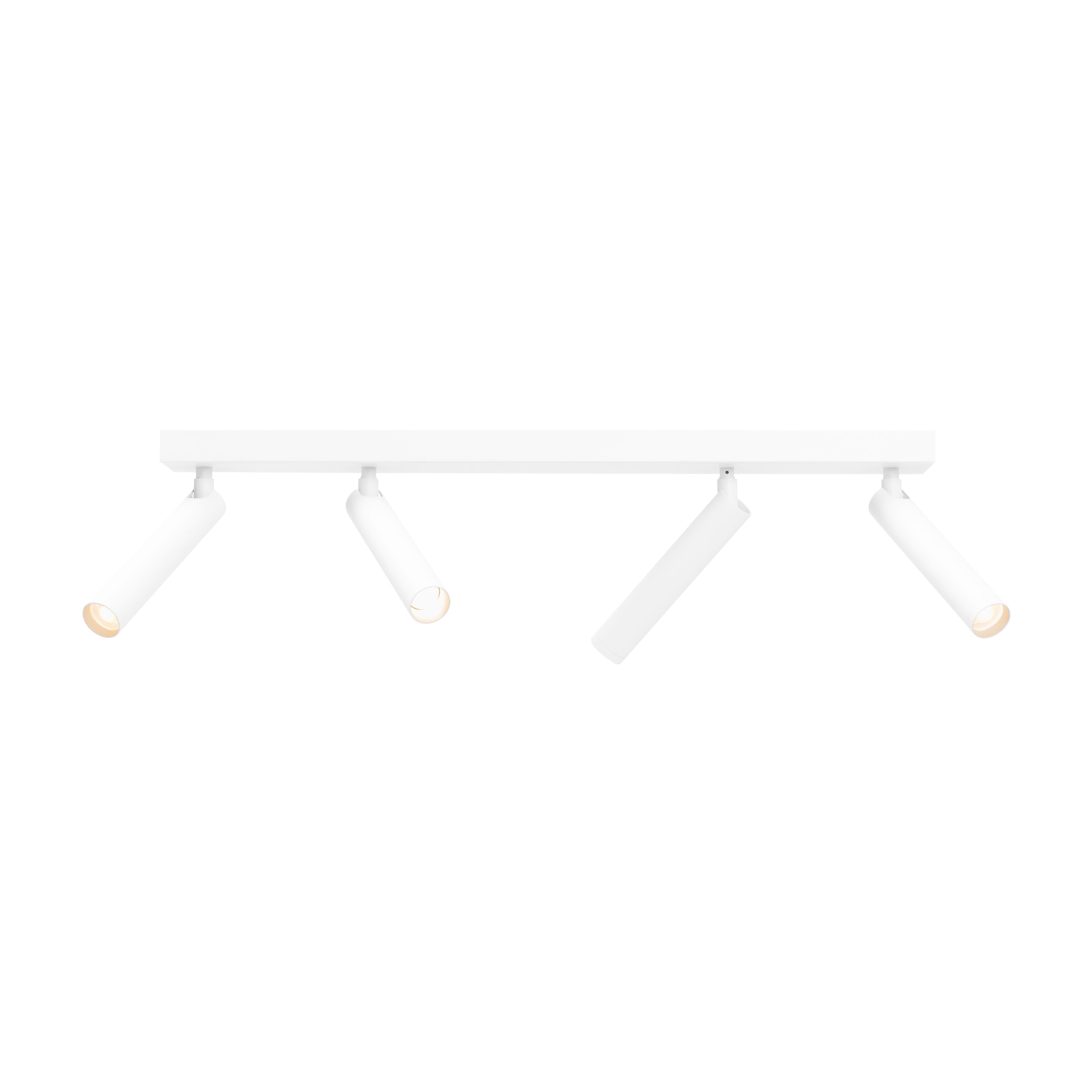 ROLL 4 White Ceiling Lamp