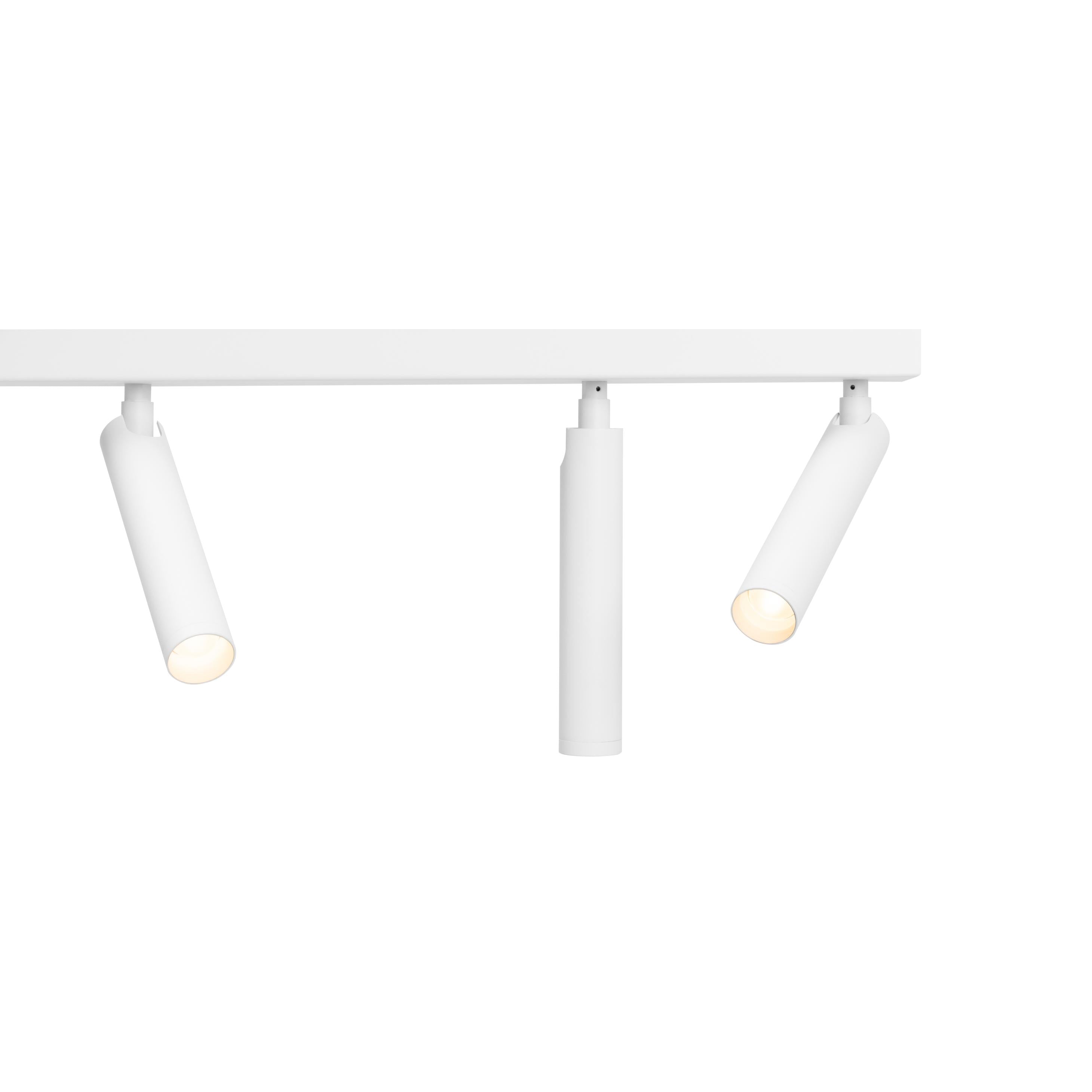 ROLL 4 White Ceiling Lamp