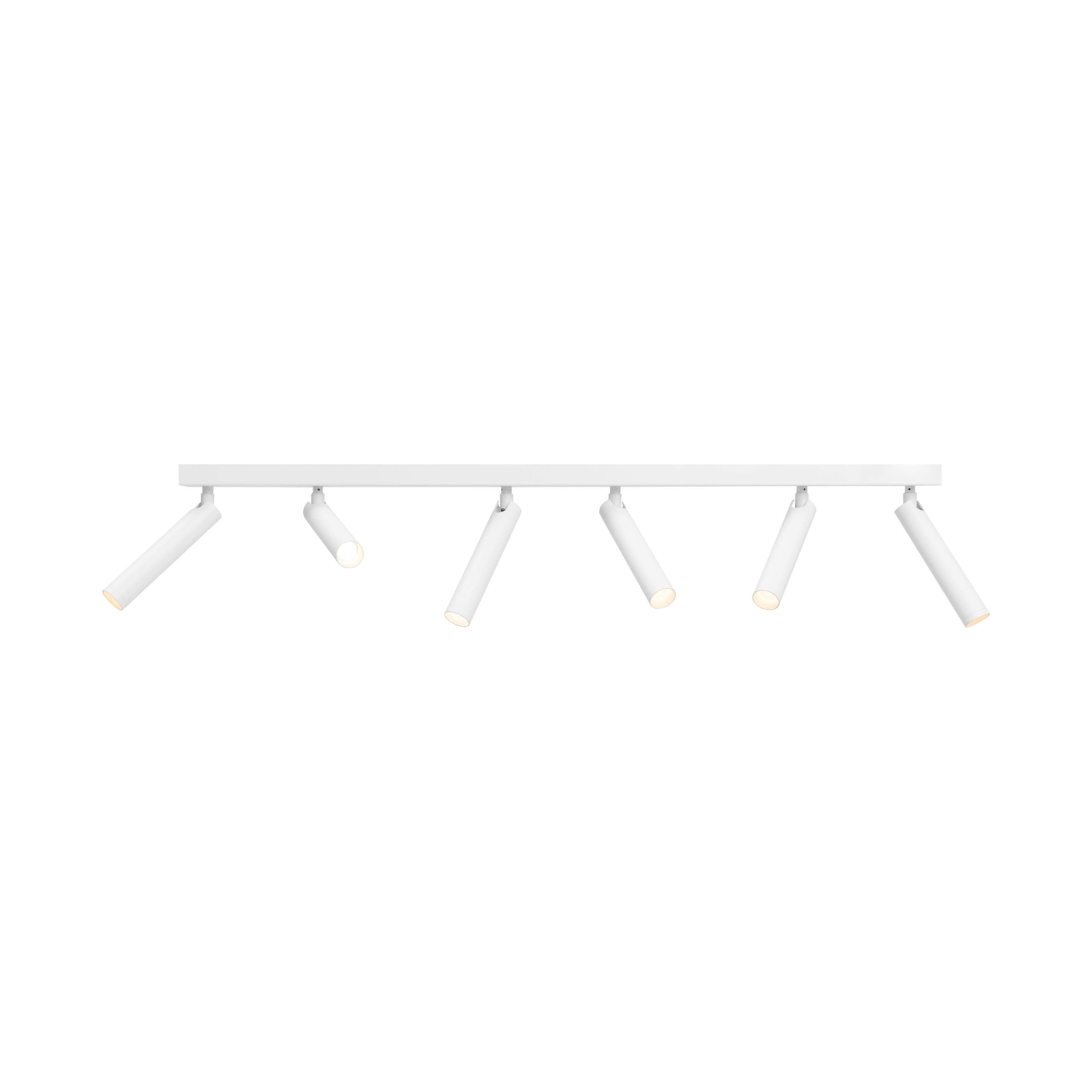 ROLL 6 White Ceiling Lamp