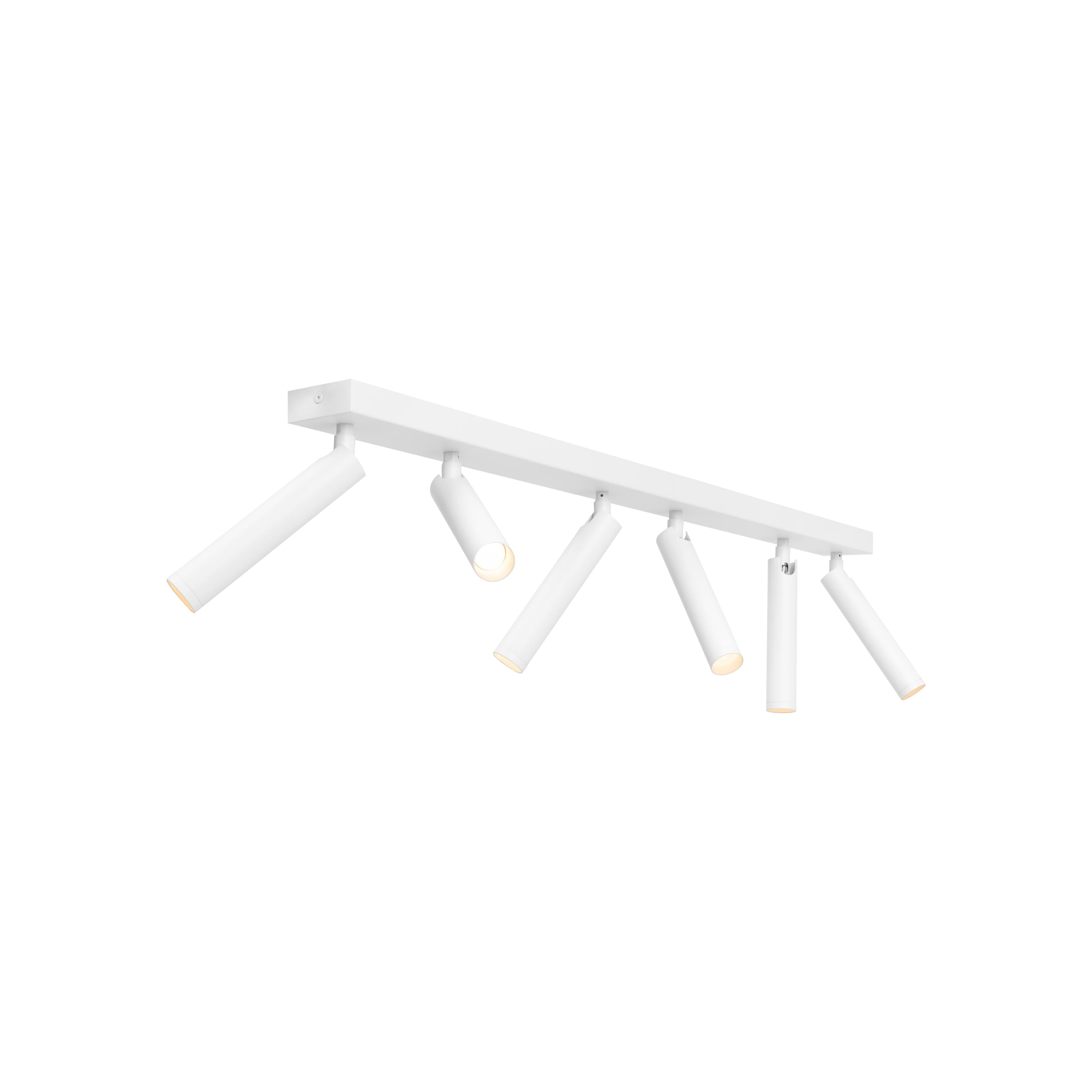 ROLL 6 White Ceiling Lamp