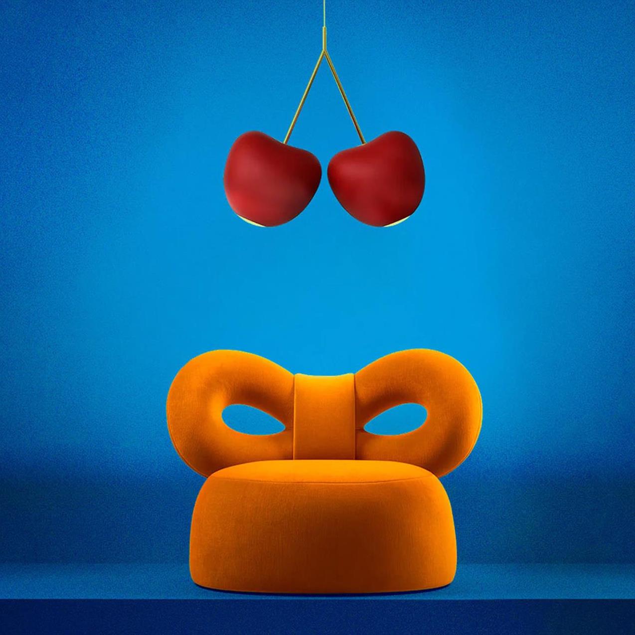 RIBBON mustard armchair