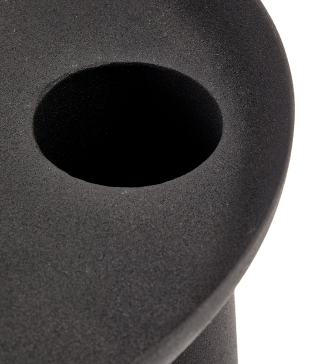 ROMAN VASE & PLATE black
