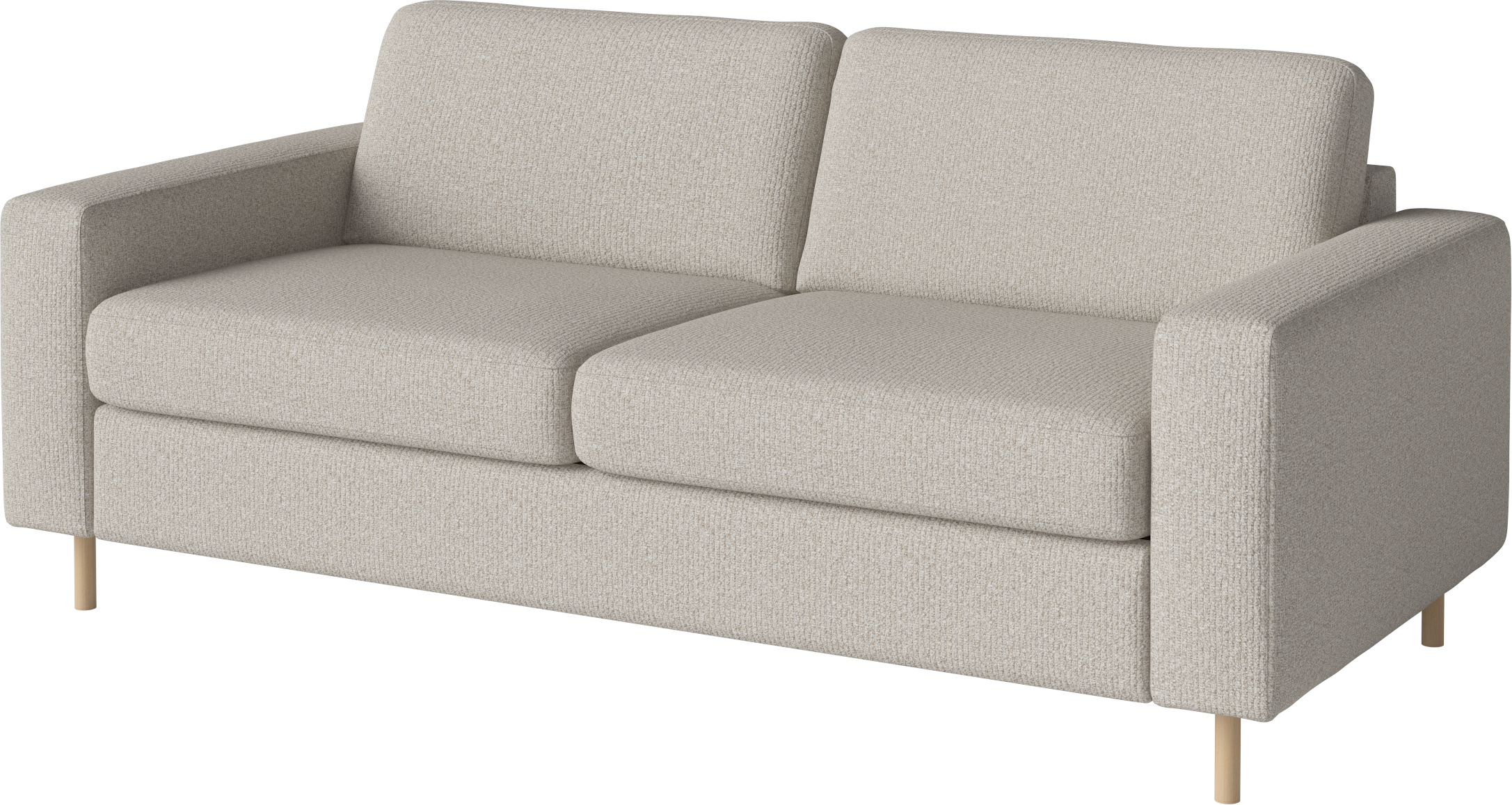 Sofa -Sofa 2,5 Skandinavien Basis aus gebleichtem Eichenholz
