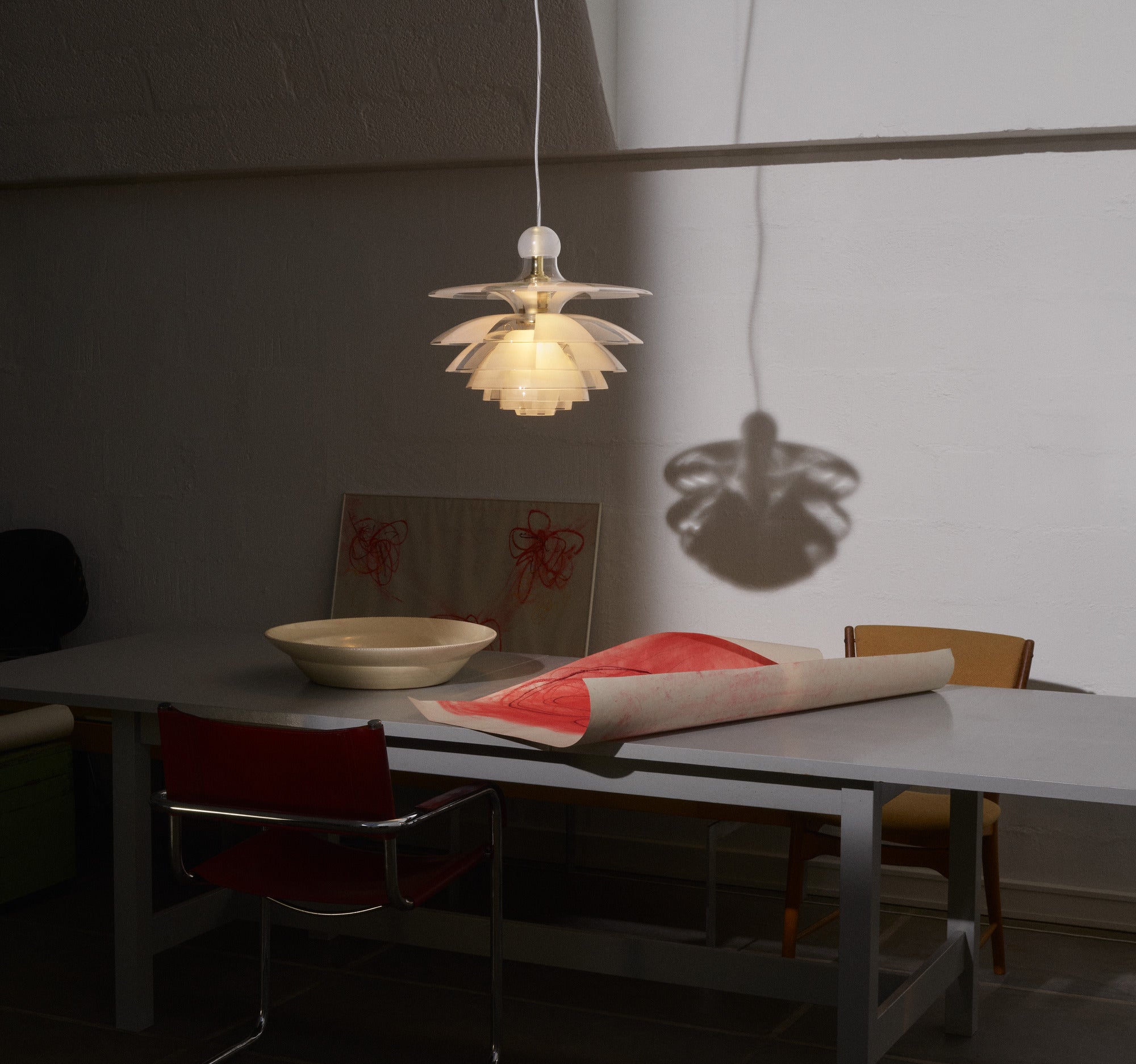 PH SEPTIMA Glass Pendant Lamp