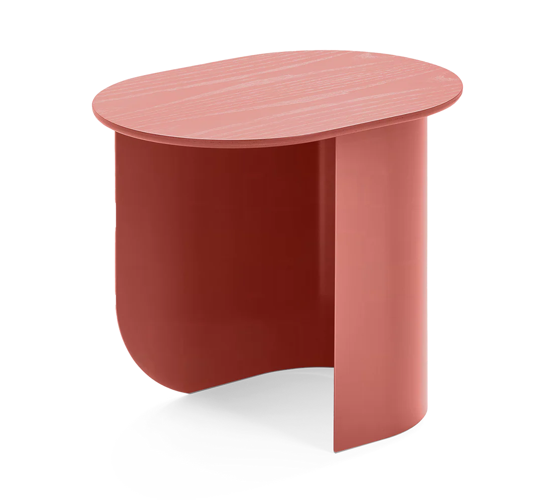 PLATEAU Side Table Dark Coral