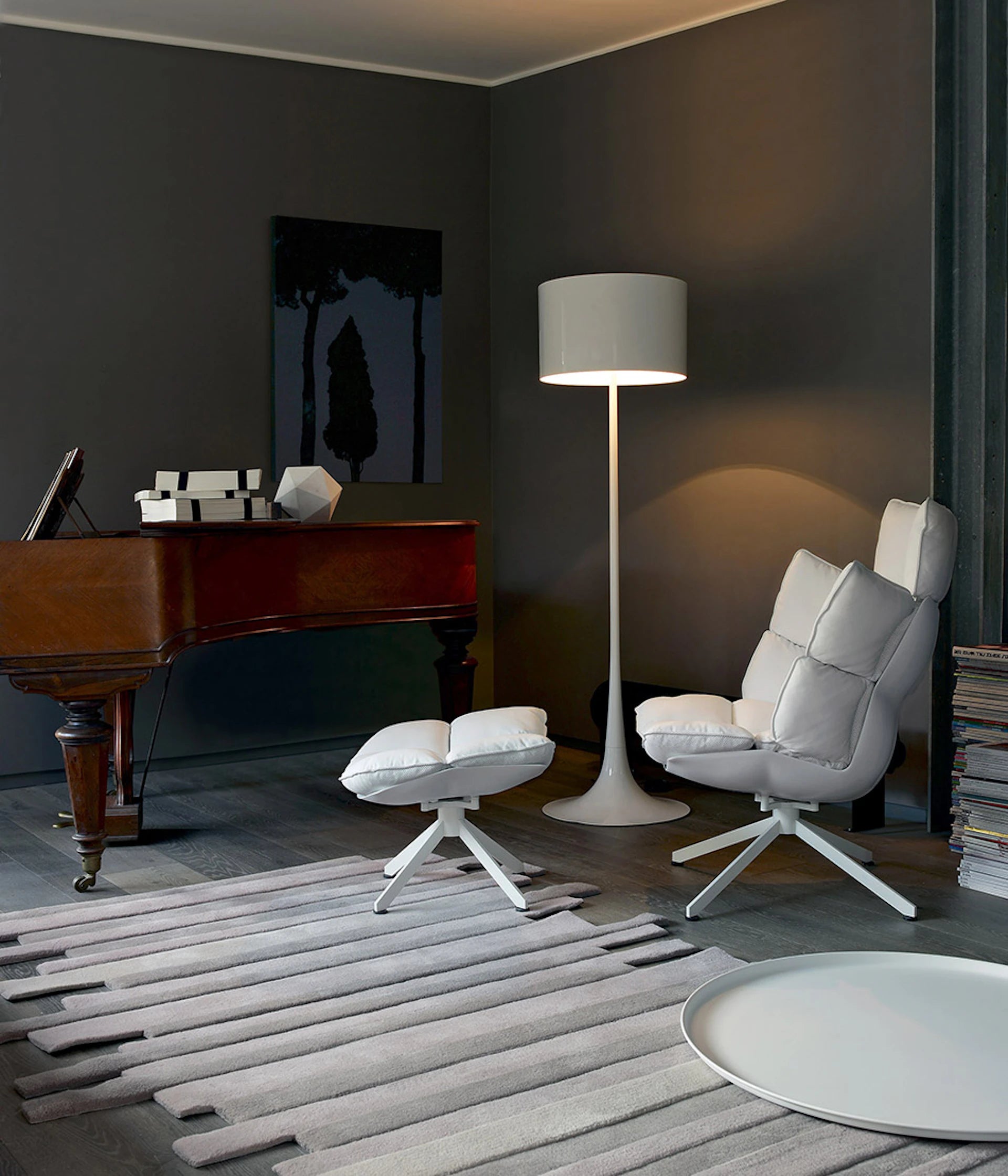 SPUN LIGHT White Floor Lamp