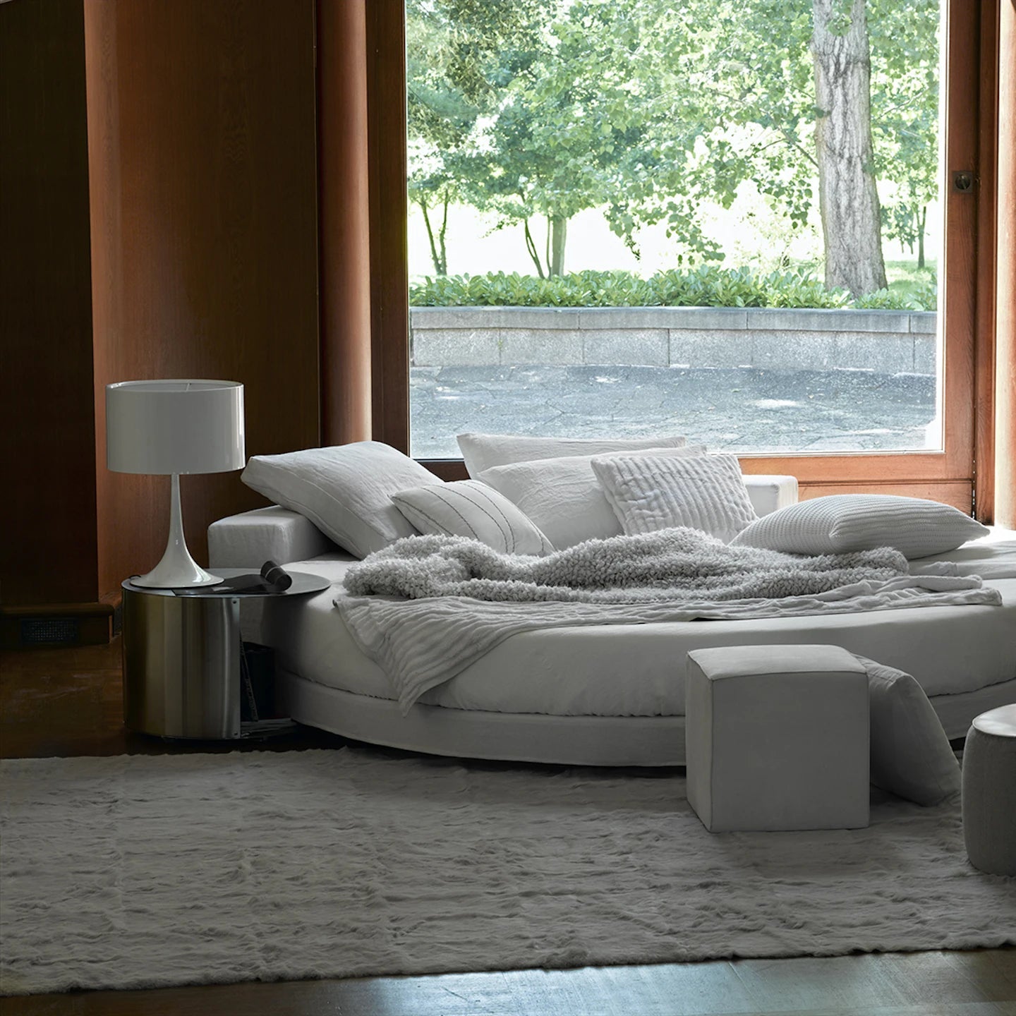 SPUN LIGHT Table Lamp White