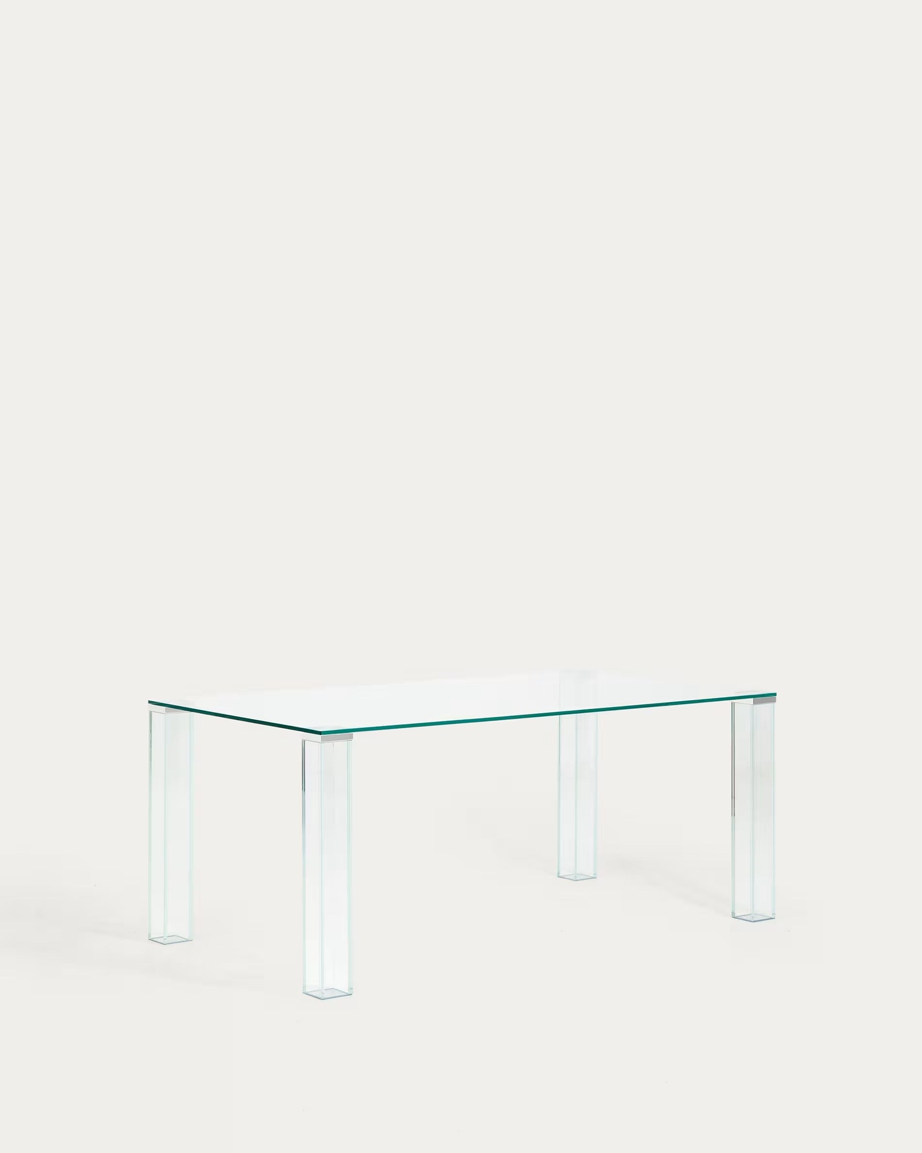 ADULARIA Table transparent tempered glass