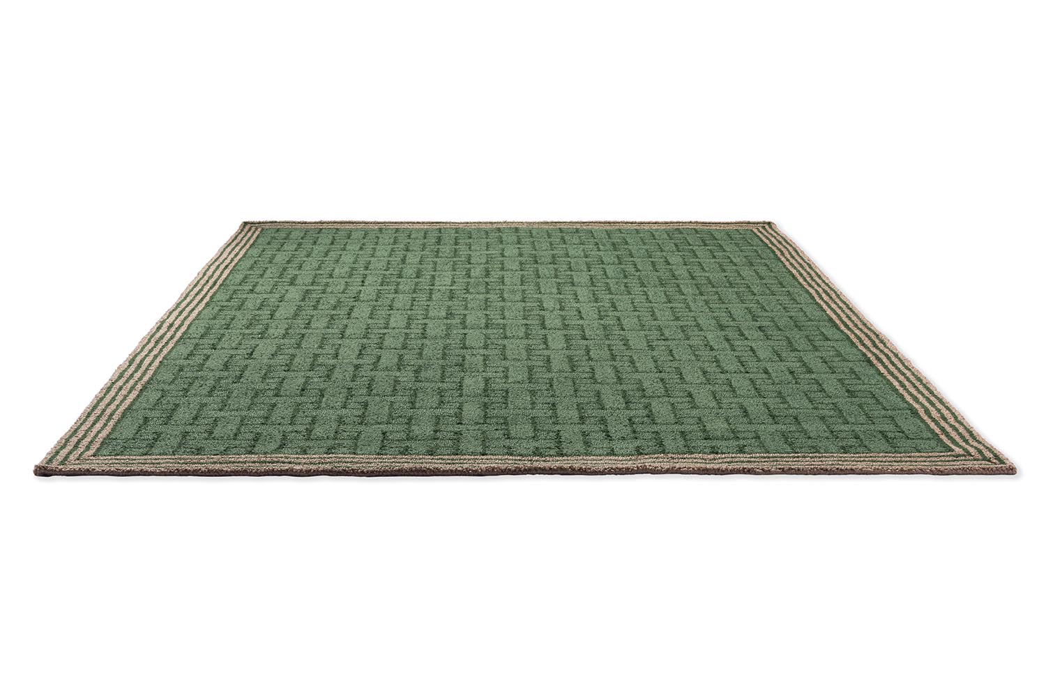 Outdoor-Teppich T-MONOGRAM JADE grün