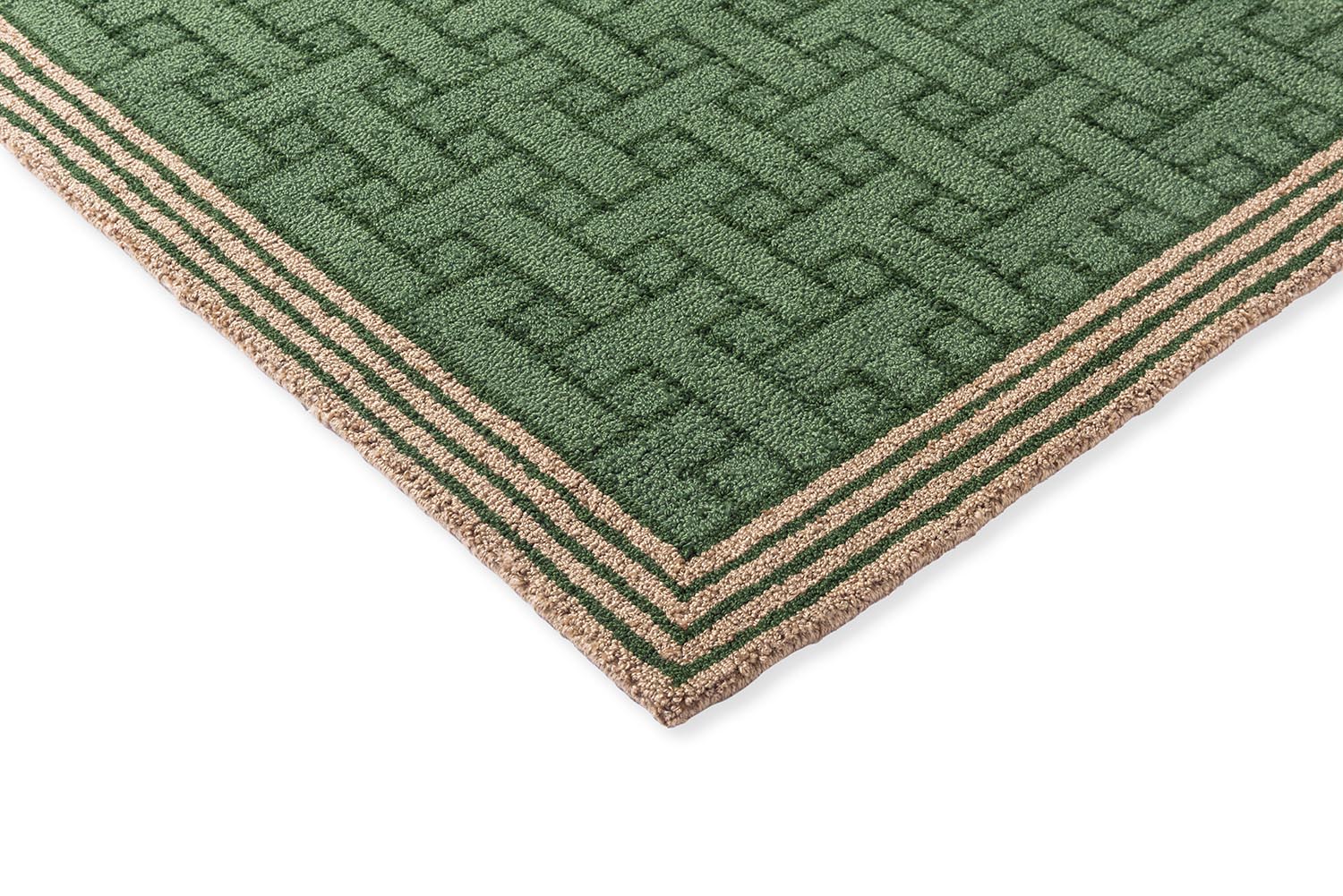 Outdoor-Teppich T-MONOGRAM JADE grün