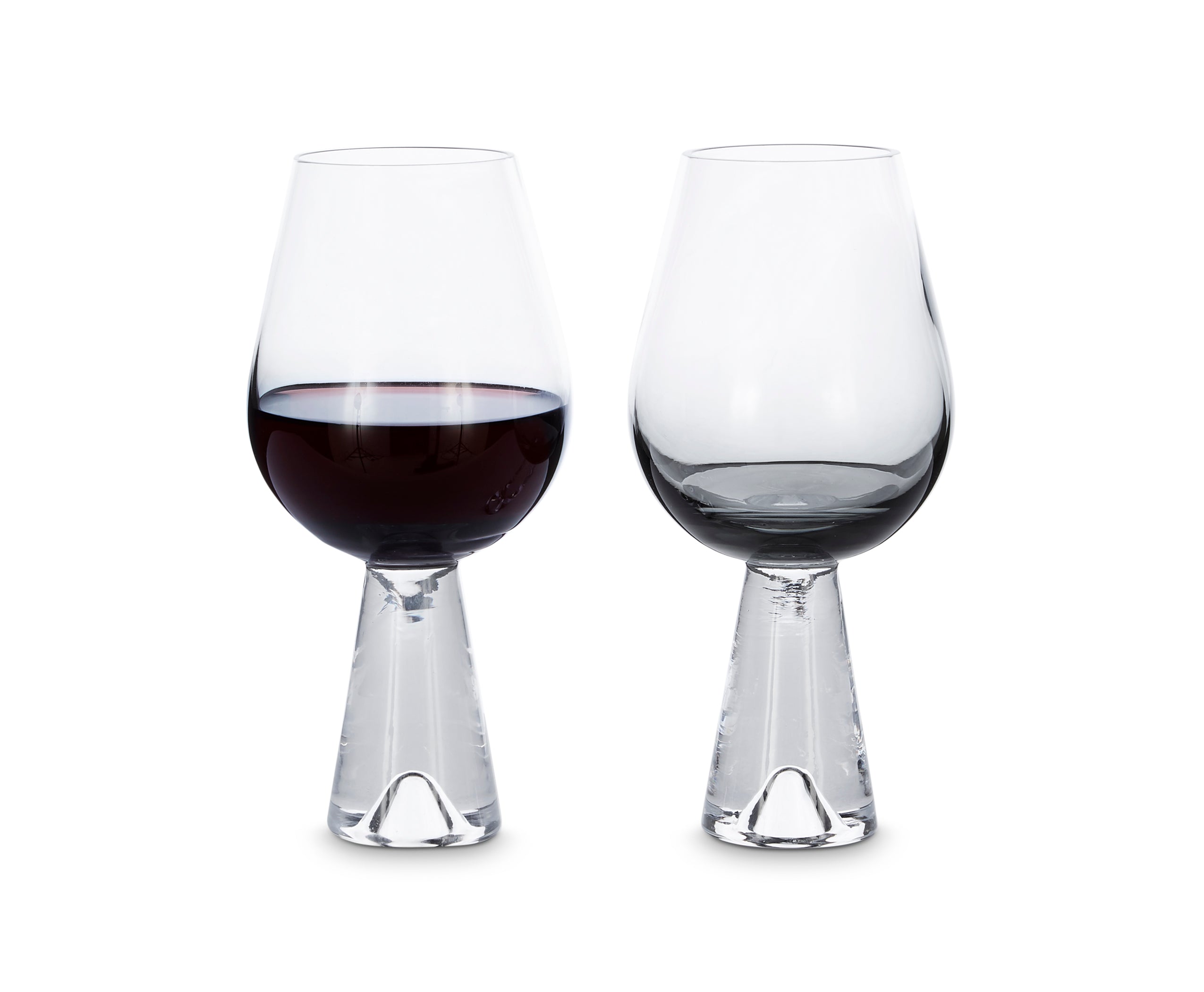 Set of glasses tank black glass