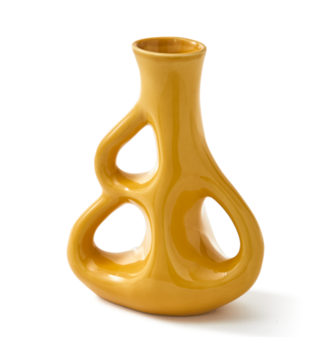 DREI OHREN Vase gelb