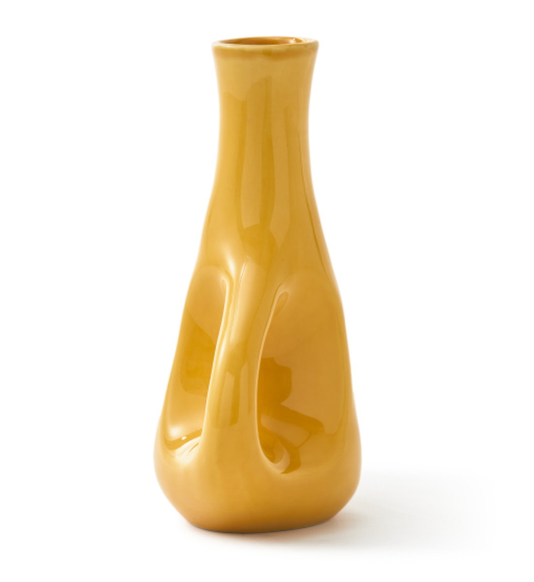 DREI OHREN Vase gelb