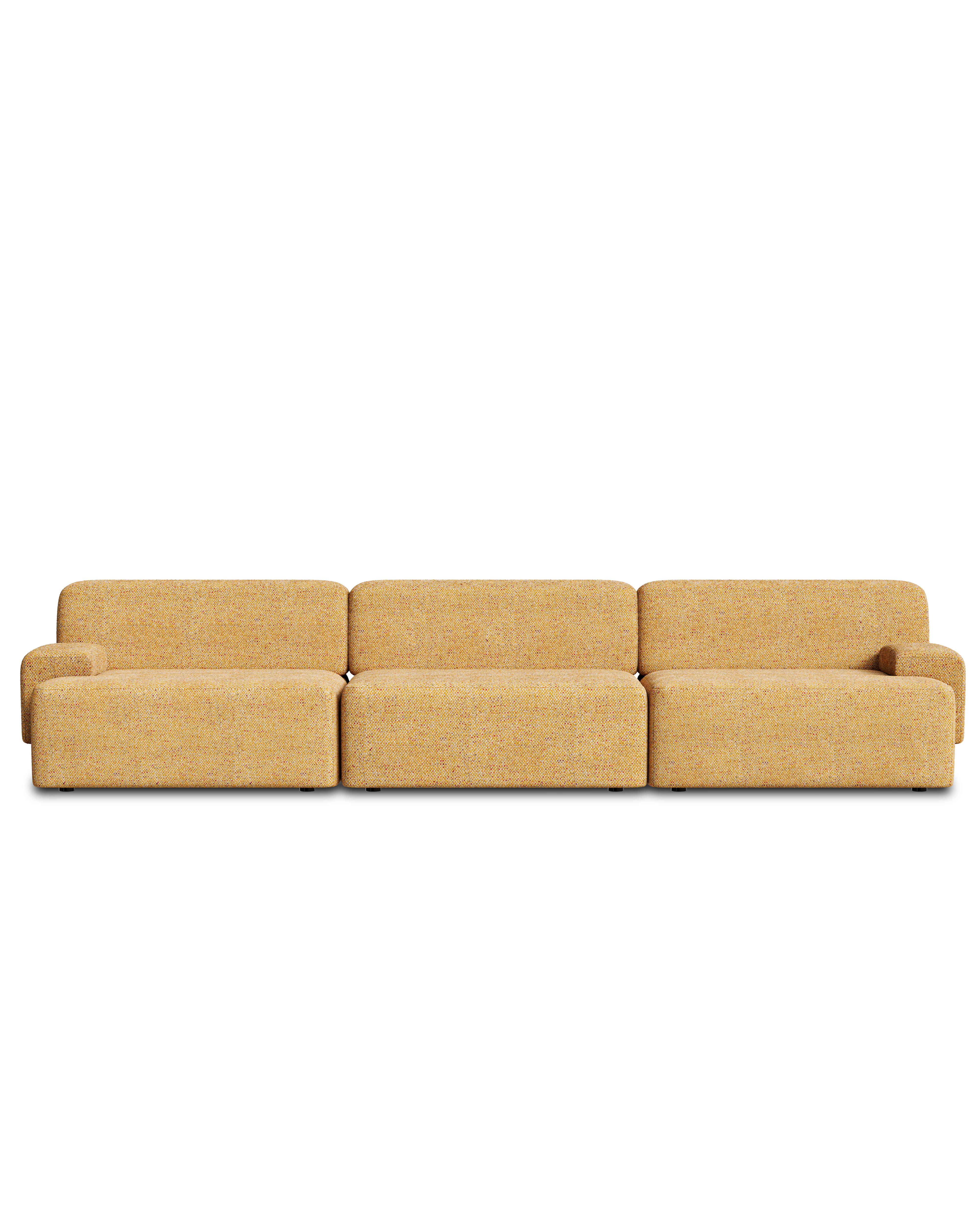 Modular 3-Seater Sofa UMI Autumn Orange