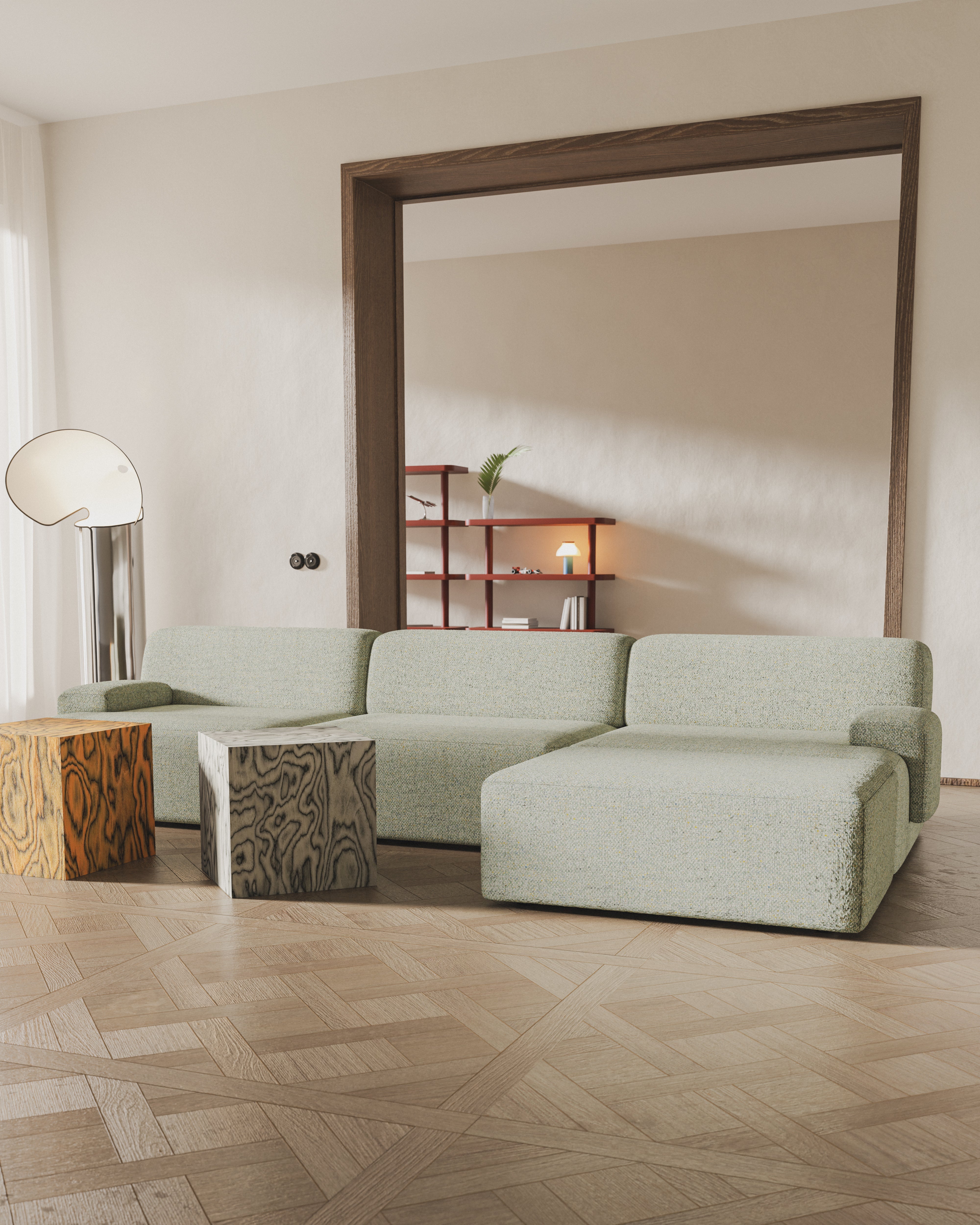 Umi Modular Sofa 3-Seater Corner
