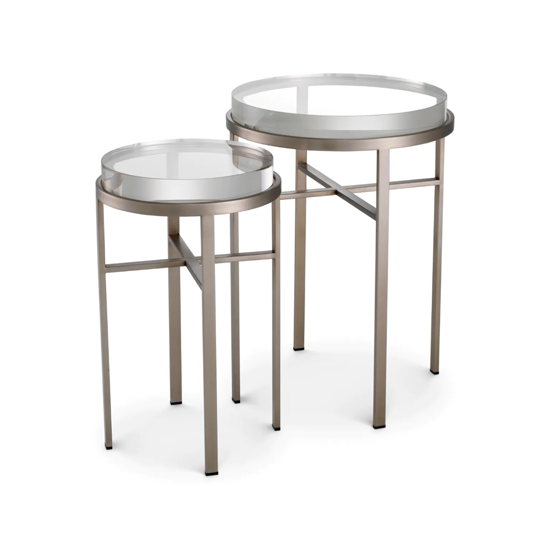 Stieftisch -Set Hoxton Steel