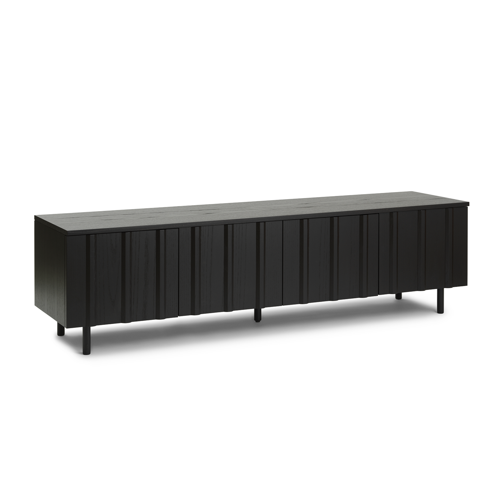 RIB RIB RIB cabinet black oak veneer