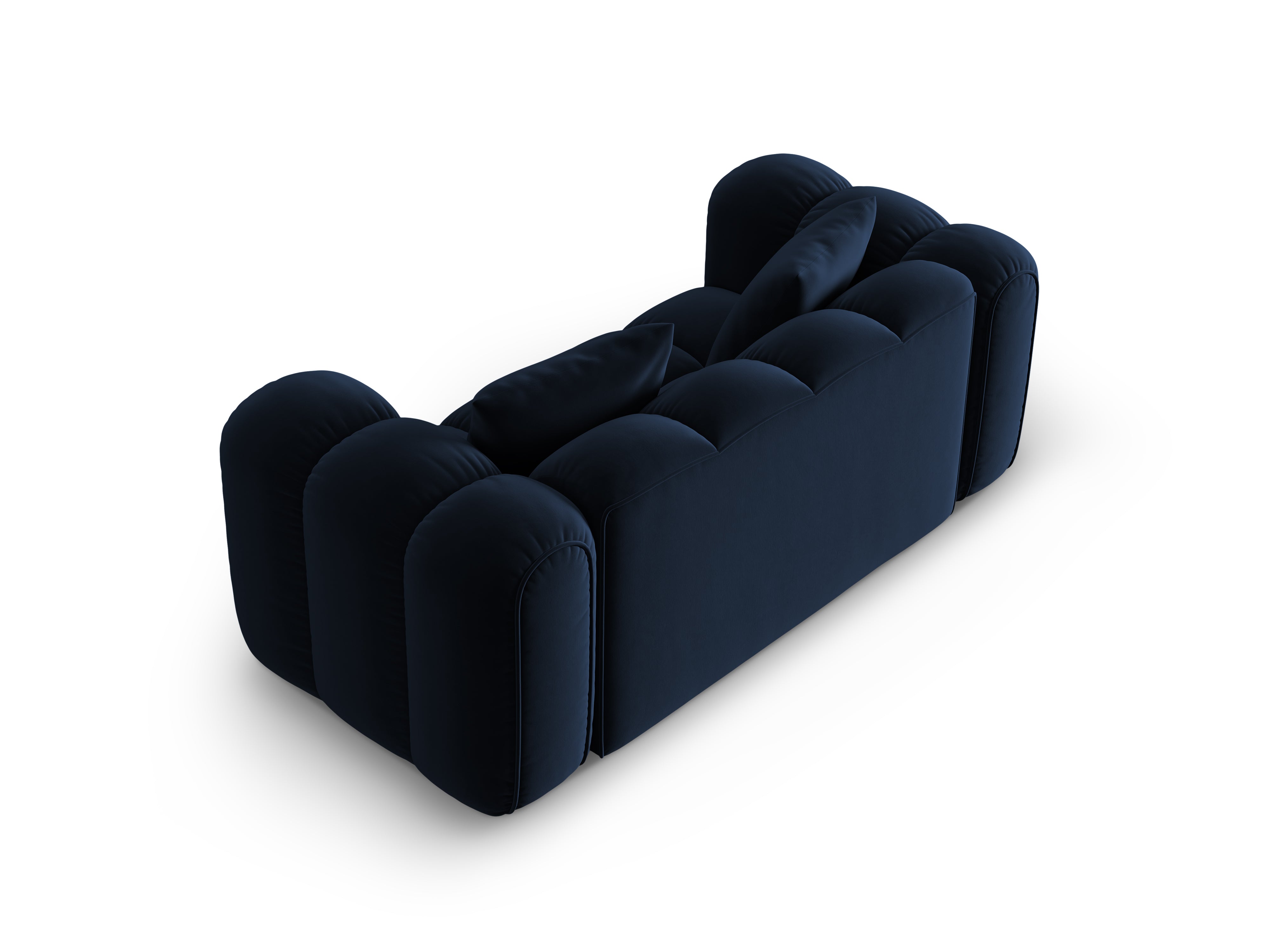 Velvet 2-Seater Sofa ASTRO Royal Blue