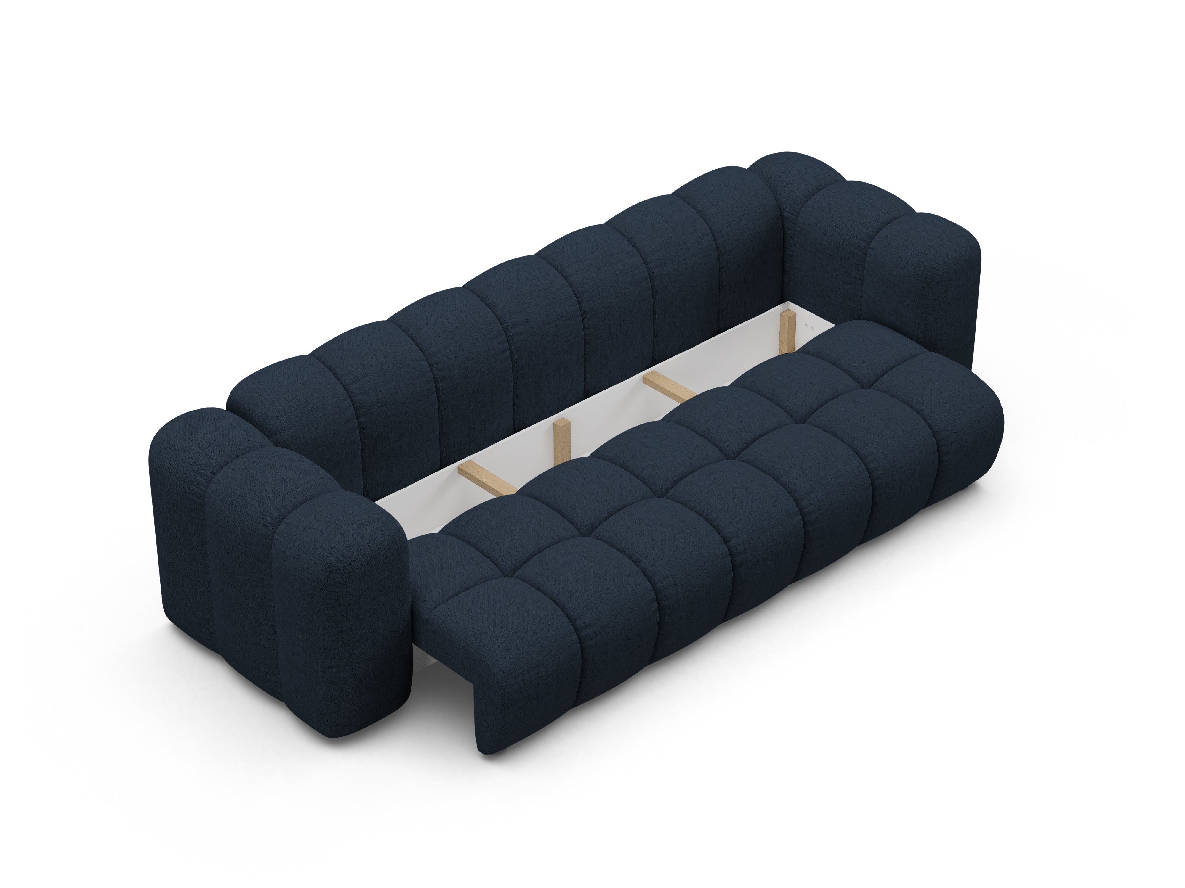 Sofa z funkcja spania ASTRO królewski granatowy szenil