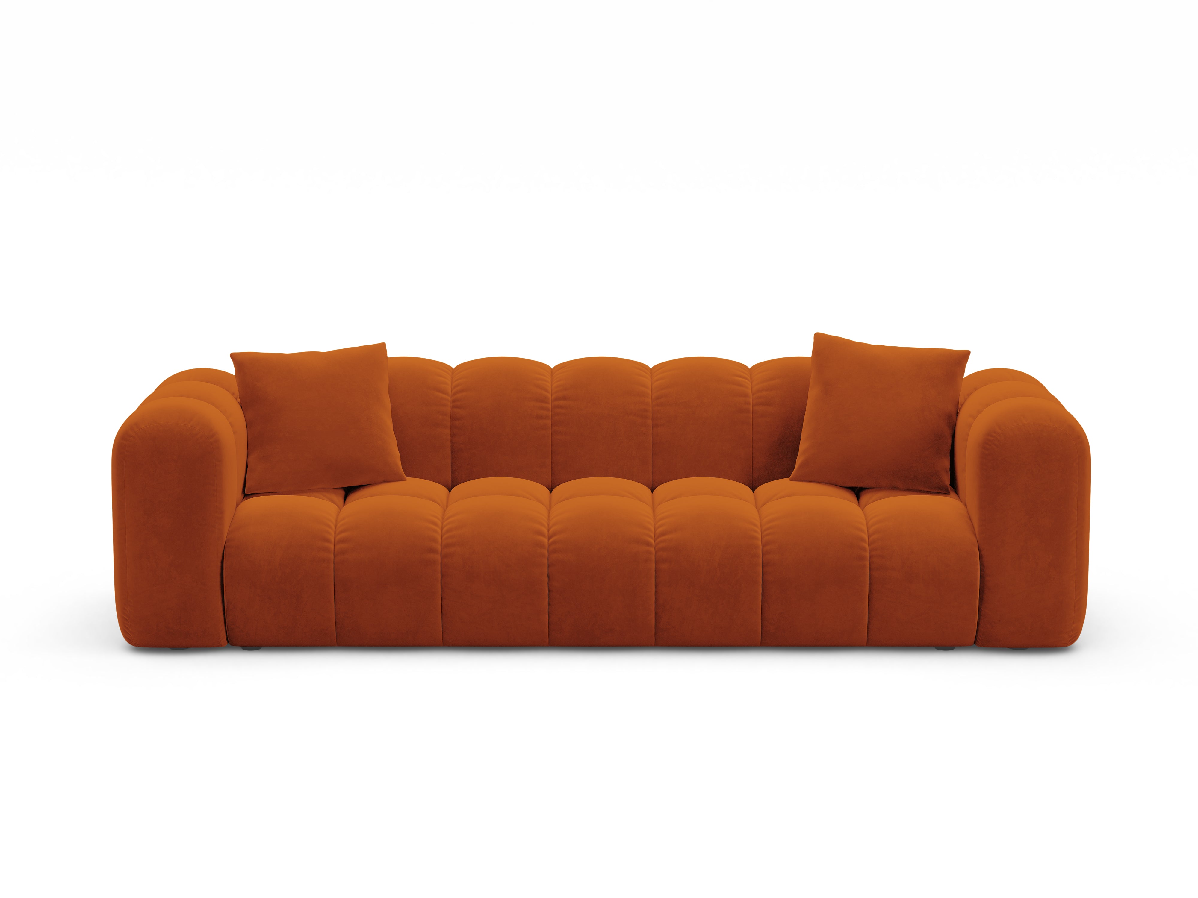 Sofa aksamitna z funkcja spania ASTRO rudy