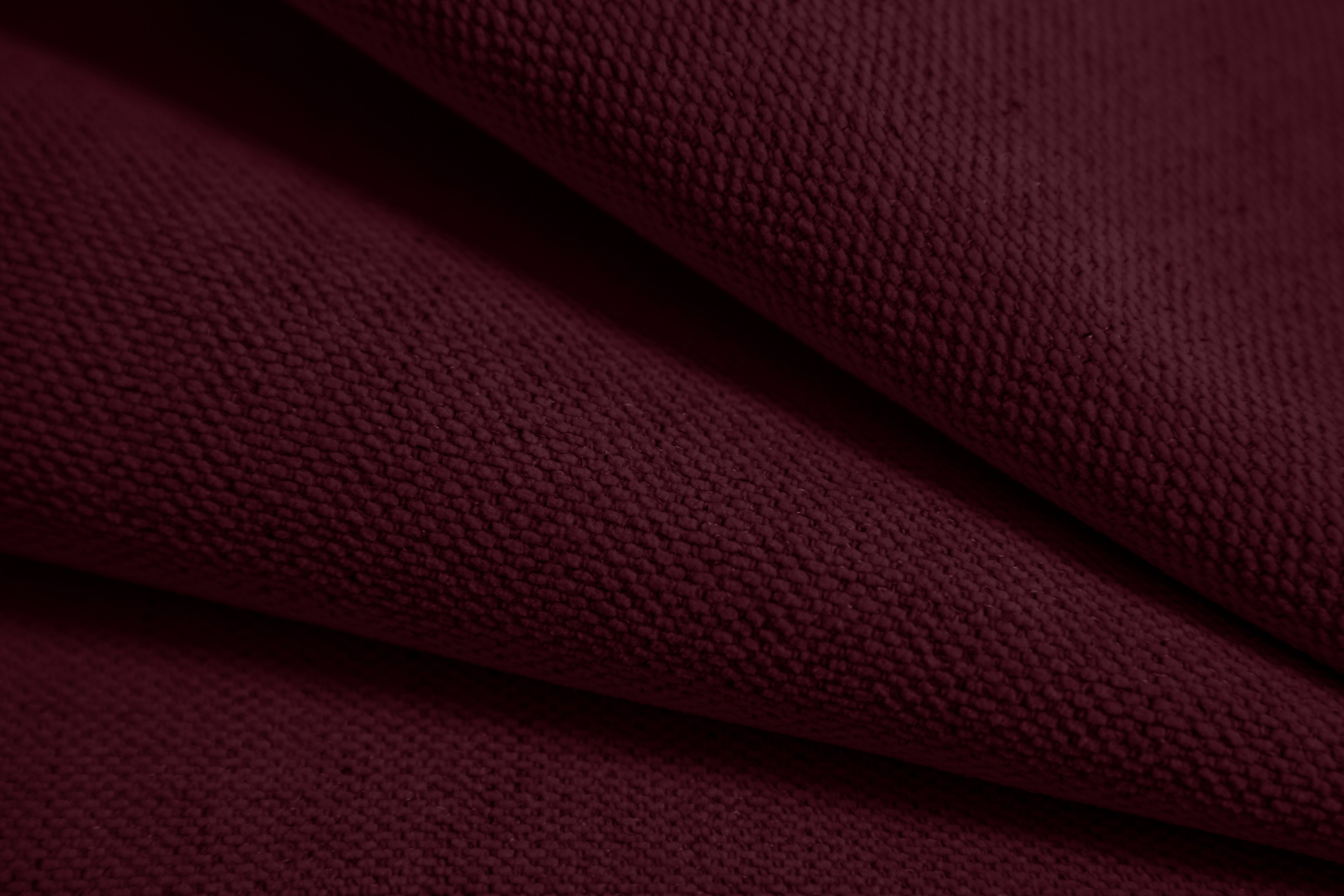 ASTRO Burgundy Chenille Pouf