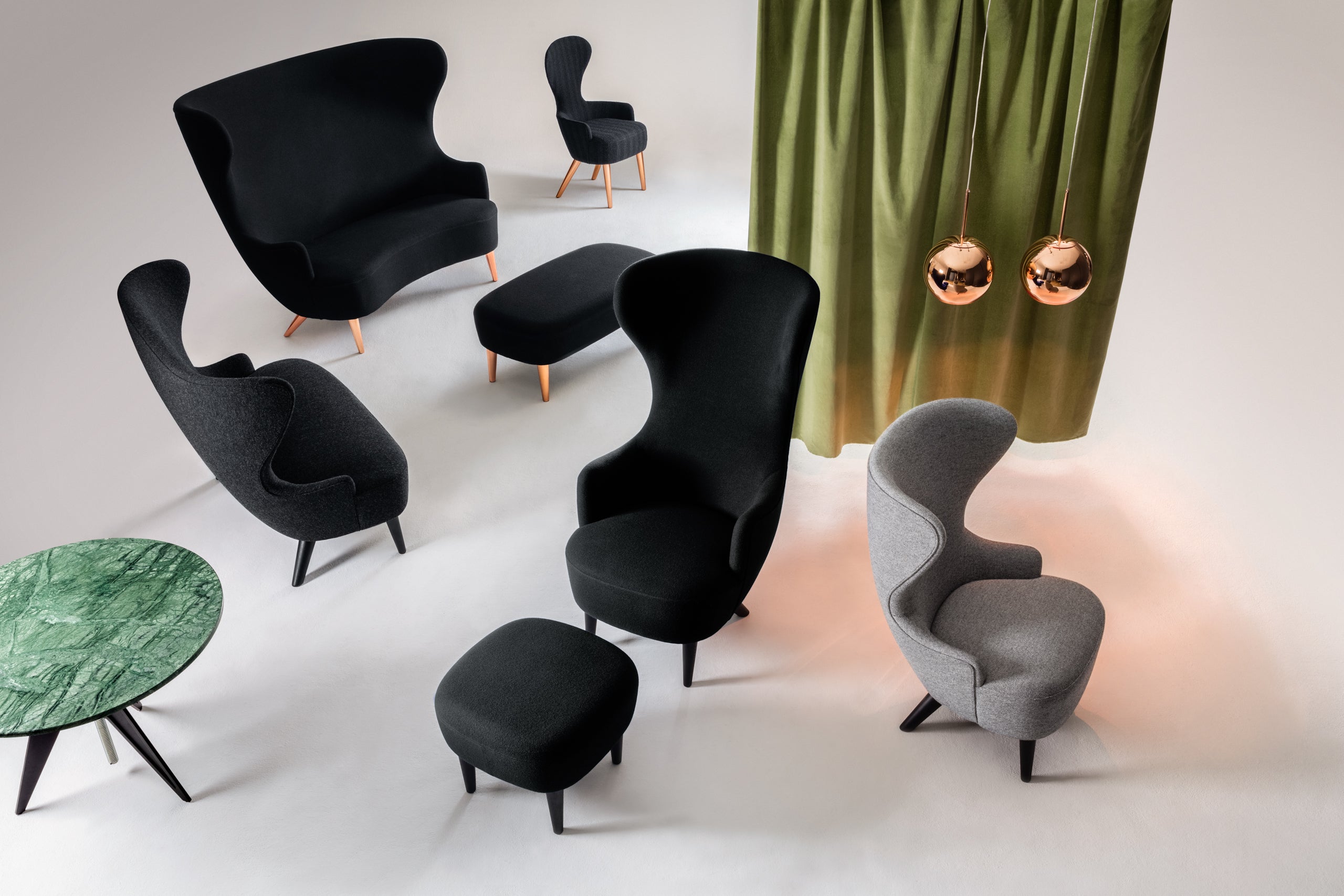 Wingback Micro Upholstered armchair
