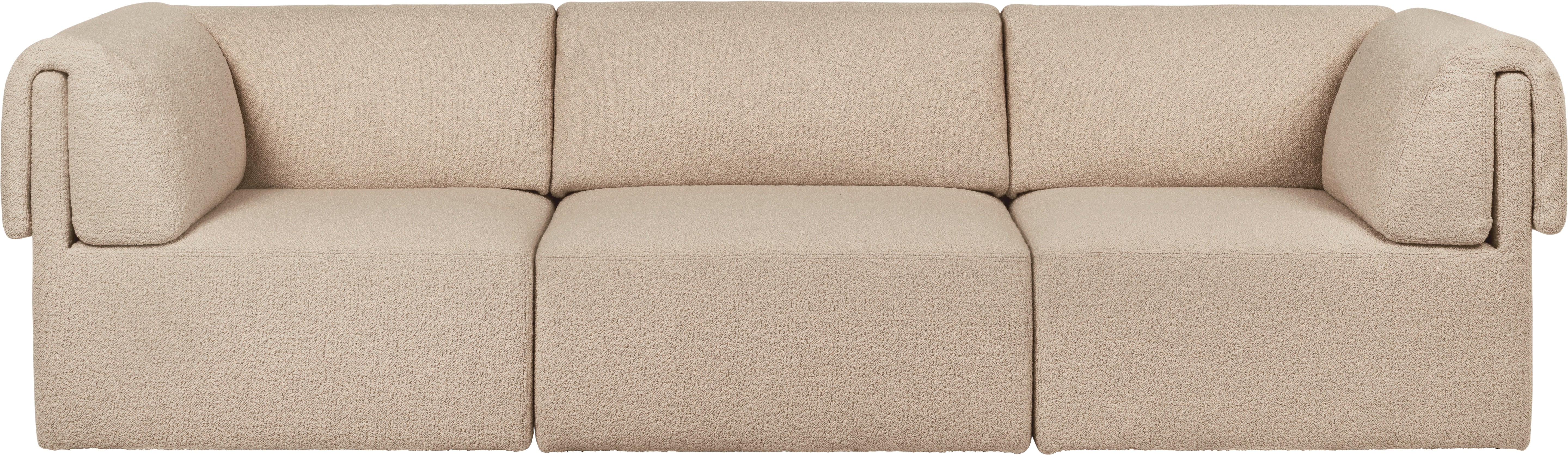 Sofa 3-sitzig WONDER gepolstert