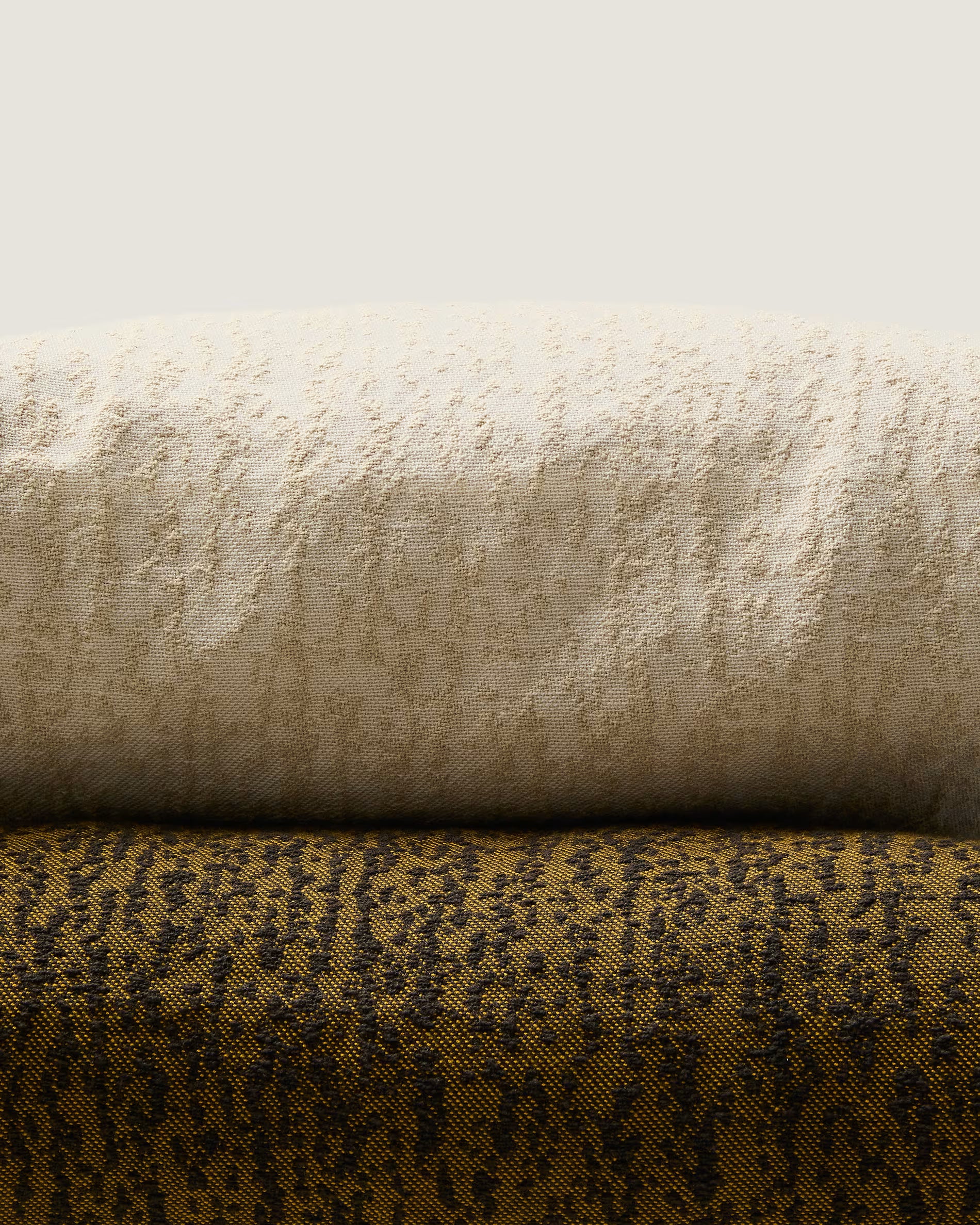 MELIEN green jacquard fabric cushion cover