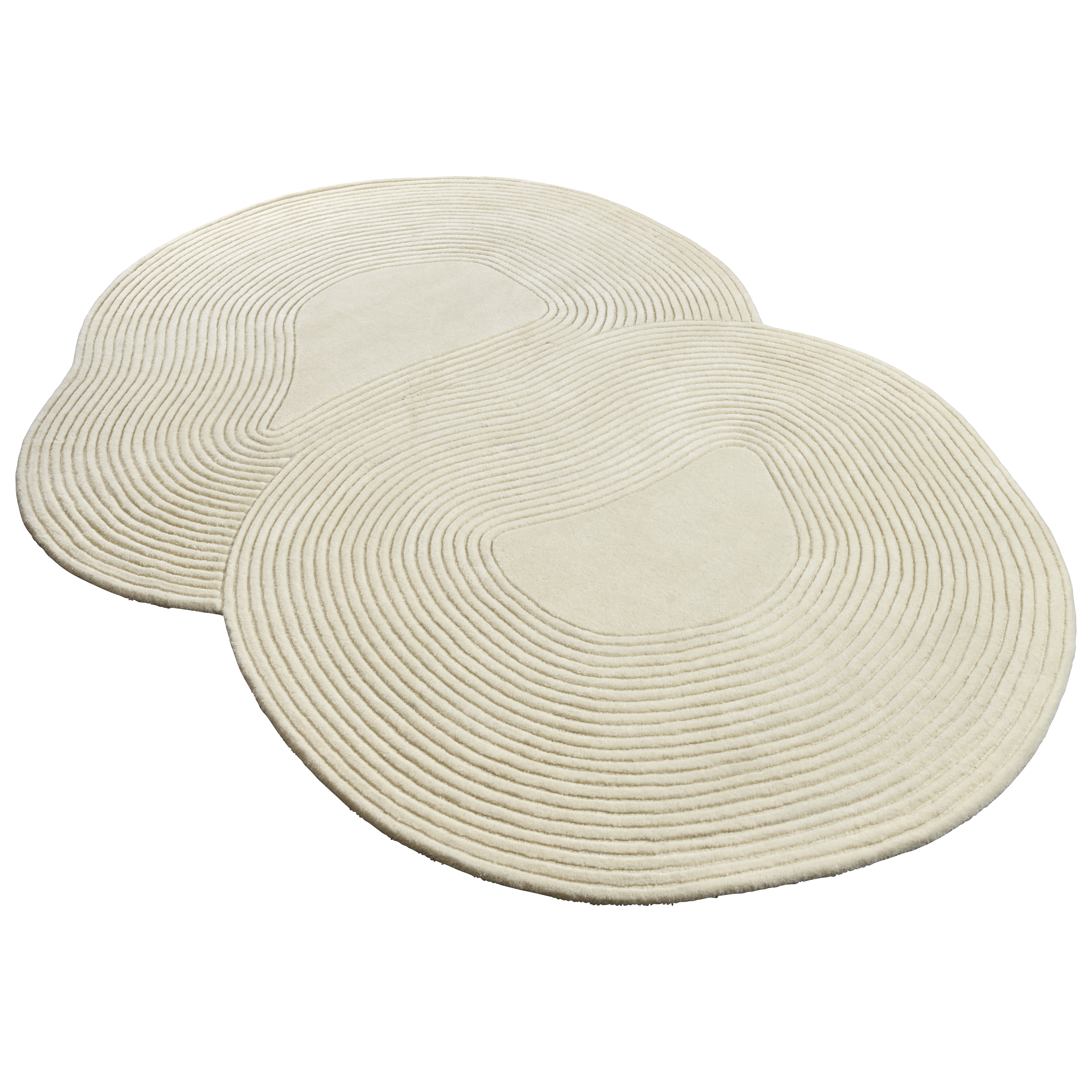 Zen Shaped Cream Carpet cream