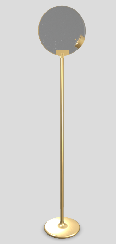 Stehlampe HORO STL gebürstetes Messing
