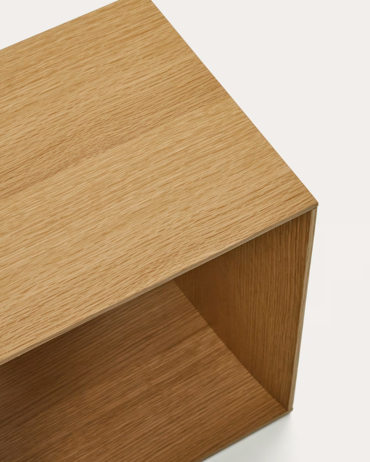 Litto oak veneer shelf module