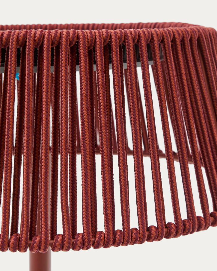 External floor lamp Aldet Lina in terracotta