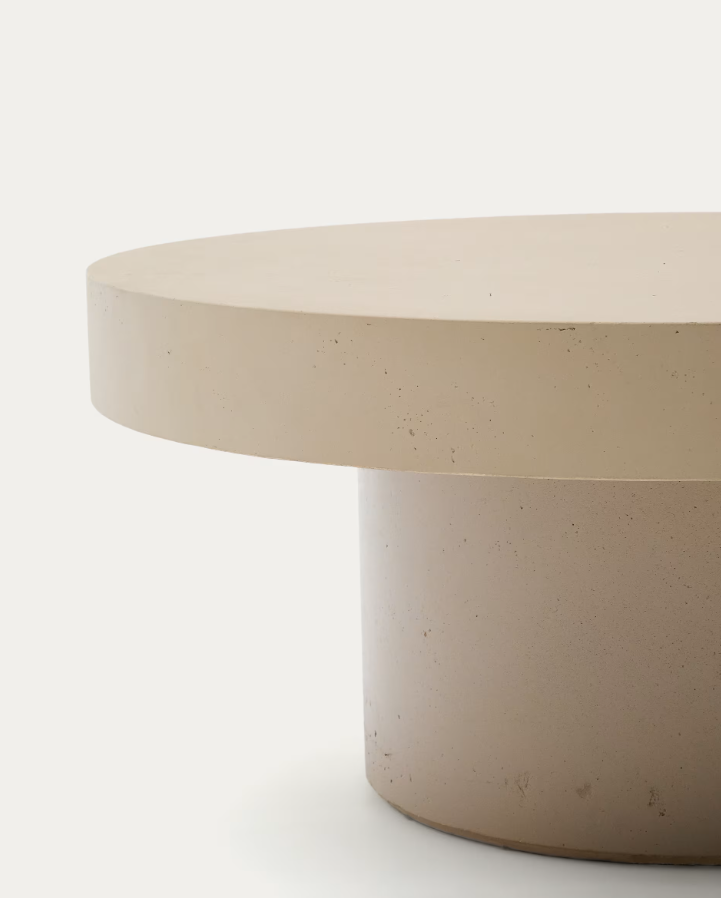 Aigablava coffee table beige cement